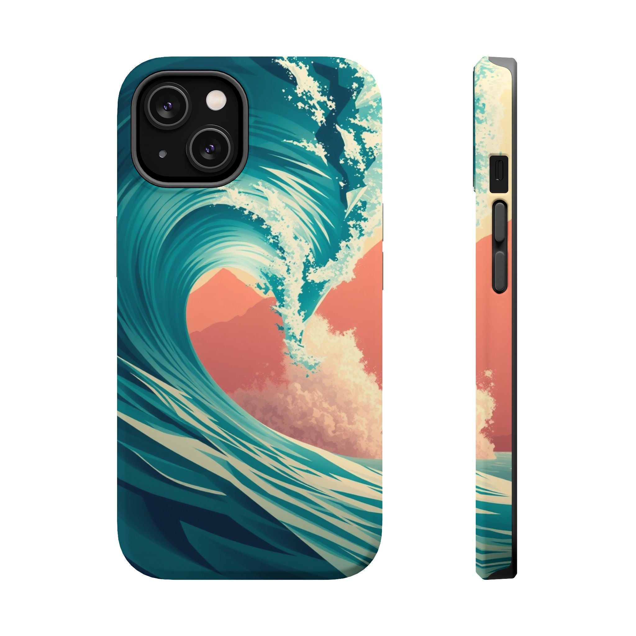 iPhone Ocean Wave Crash Cinematic Art Slim Everyday Designer Case · iPhone Case