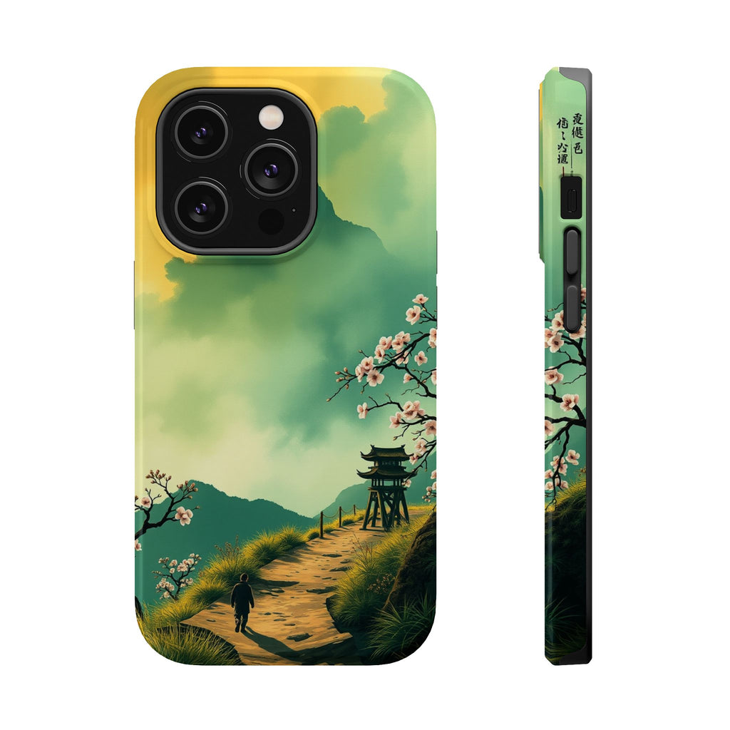 iPhone Blossom Trail Hand-Drawn Sketch Slim Everyday Designer Case · iPhone Case