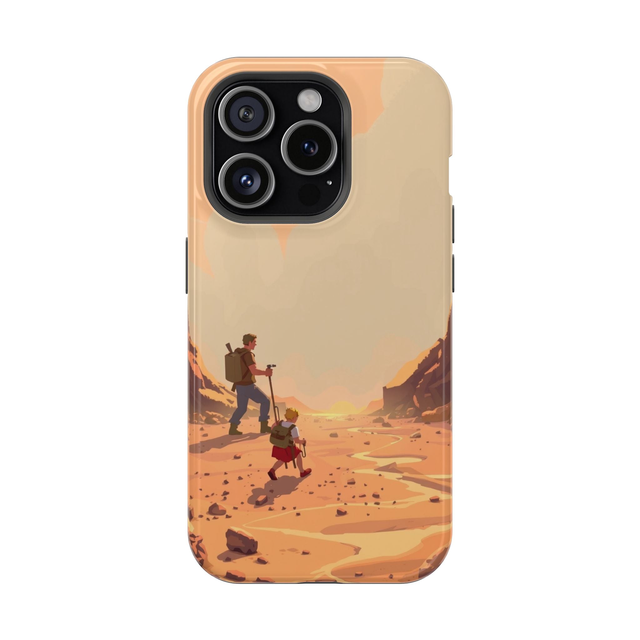 iPhone Burnt Orange And Sand Barely Surviving Slim Everyday Designer Case · iPho