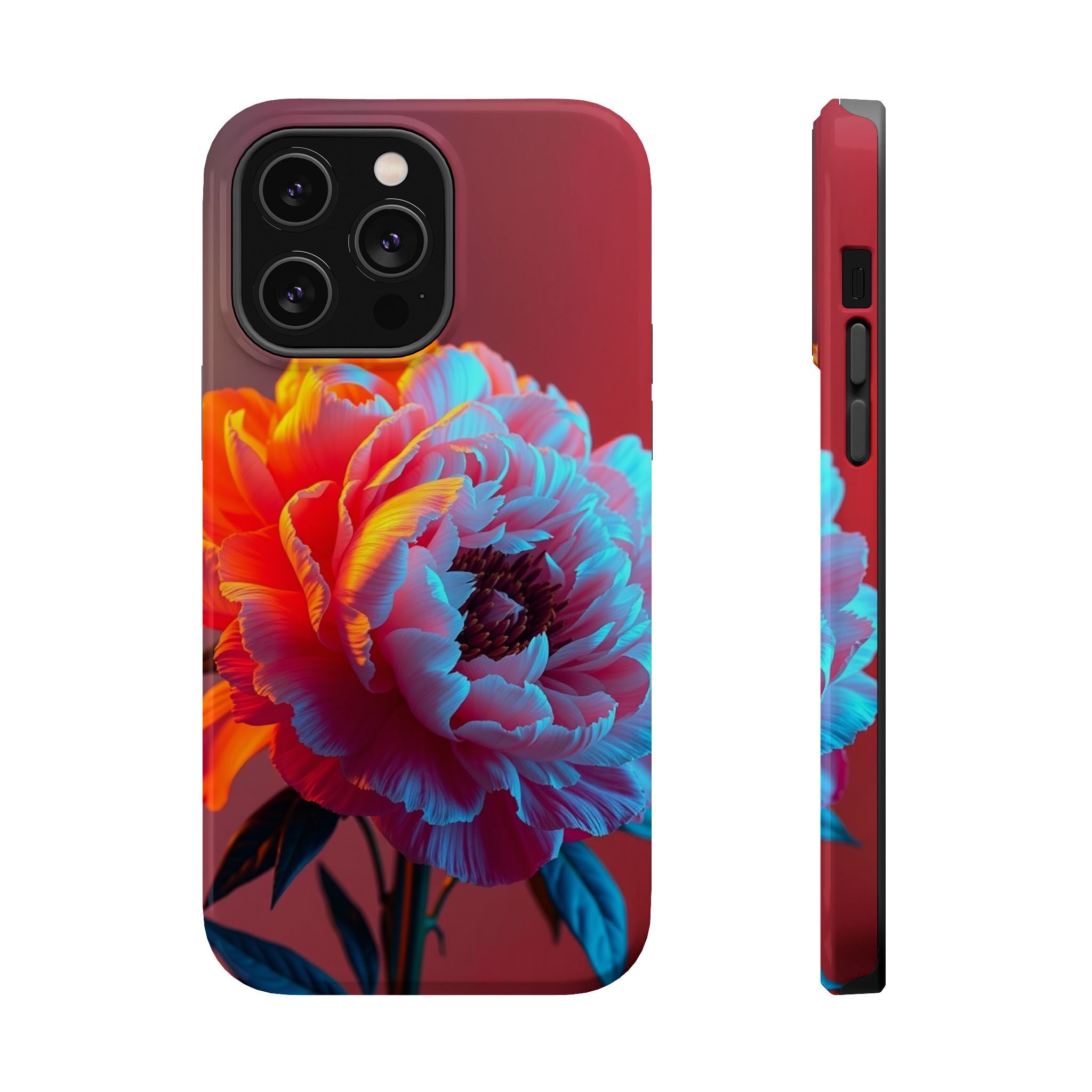 iPhone Peony Bouquet Bold Art Slim Everyday Designer Case · iPhone Case