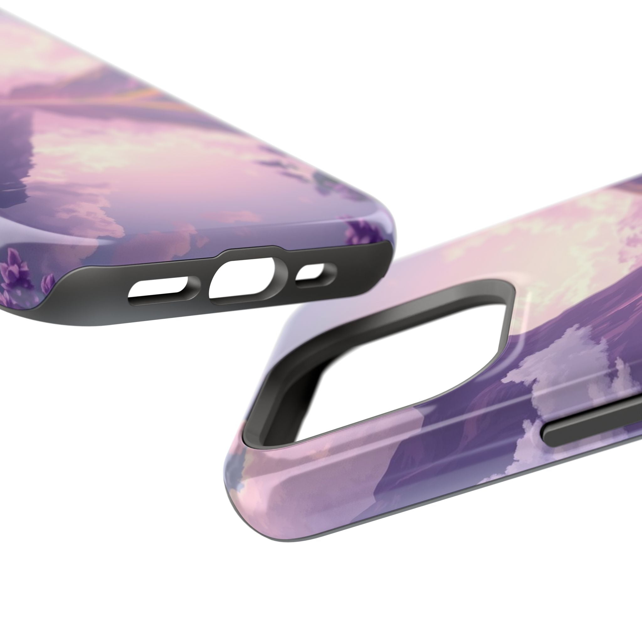 iPhone Lavender And Pearl Fjord Reflection Slim iPhone Everyday · iPhone Case