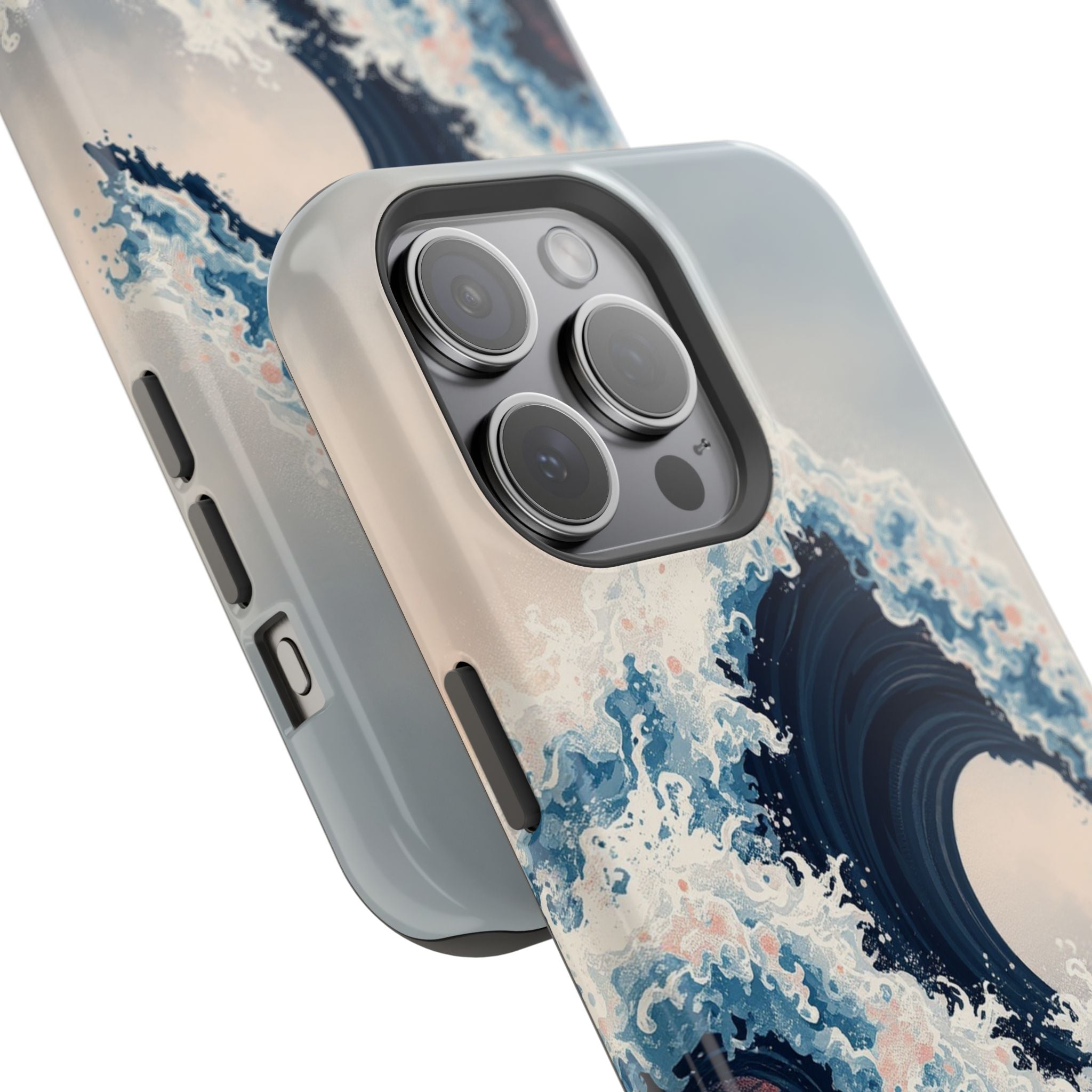 iPhone Ocean Wave Crash Grunge Distressed Slim iPhone Everyday Designer · iPhone
