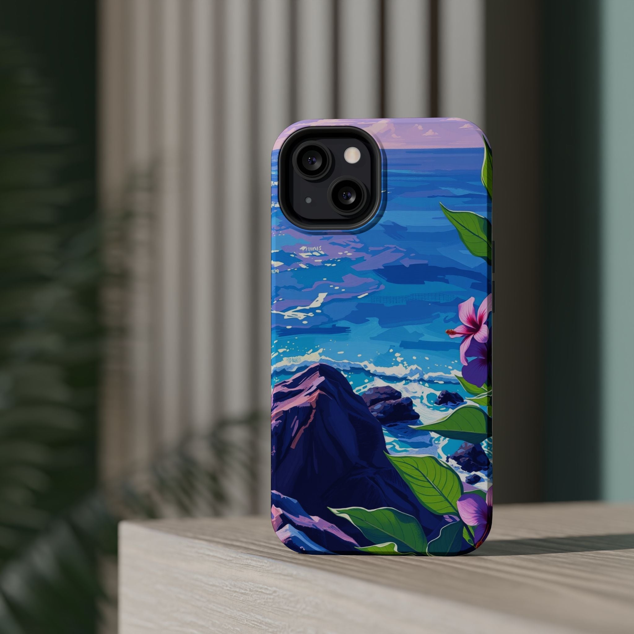 iPhone Hibiscus Coast Enchanted Art Slim Everyday Designer Case · iPhone Case