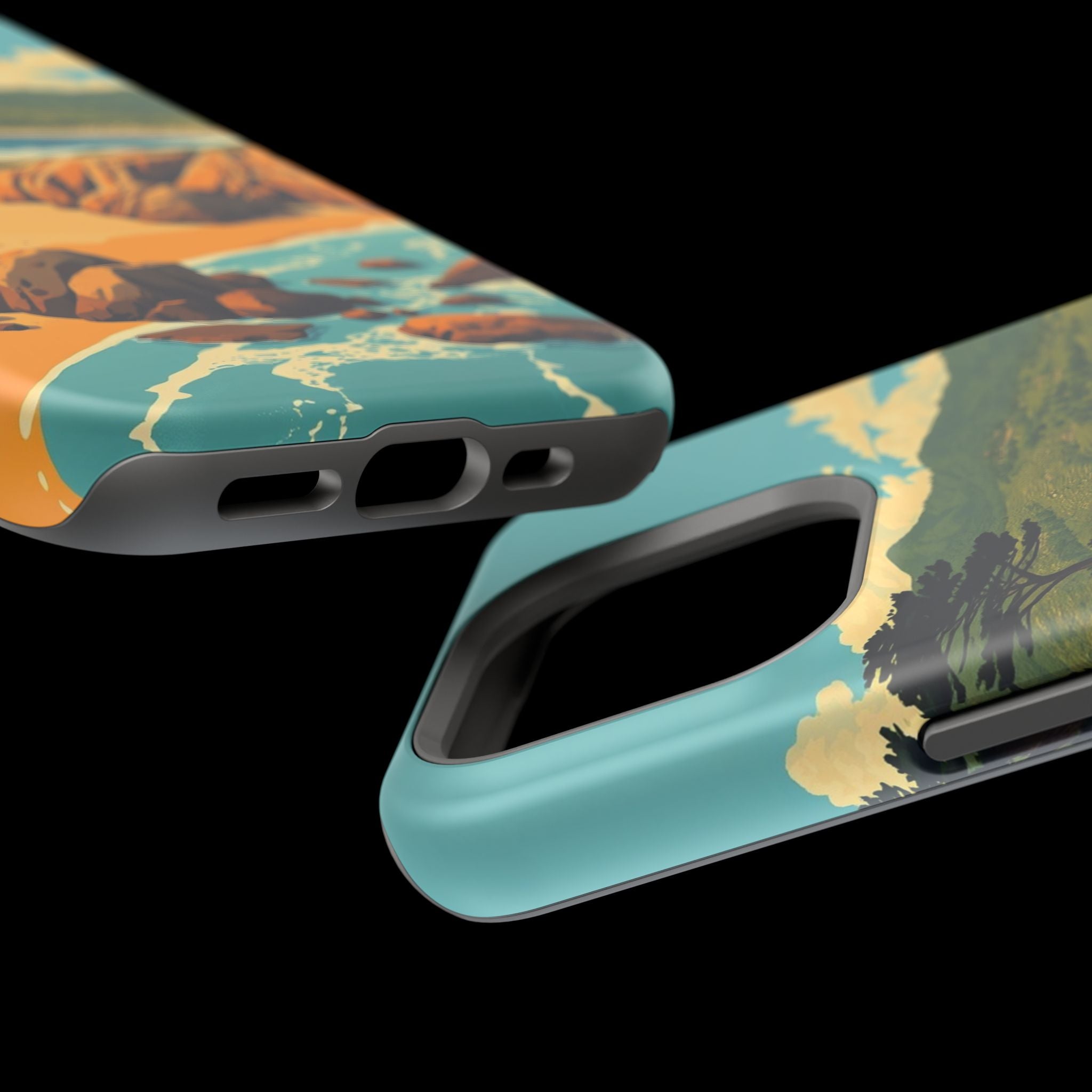 iPhone Pebble Beach Vintage Retro Poster Slim Everyday iPhone Designer · iPhone