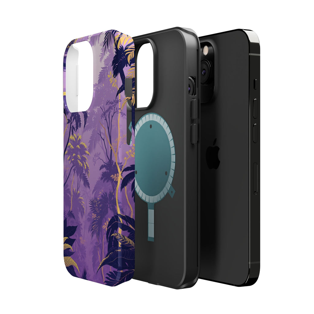 iPhone Lavender And Pearl Rainforest Canopy Soft iPhone 14 Finish · iPhone Case