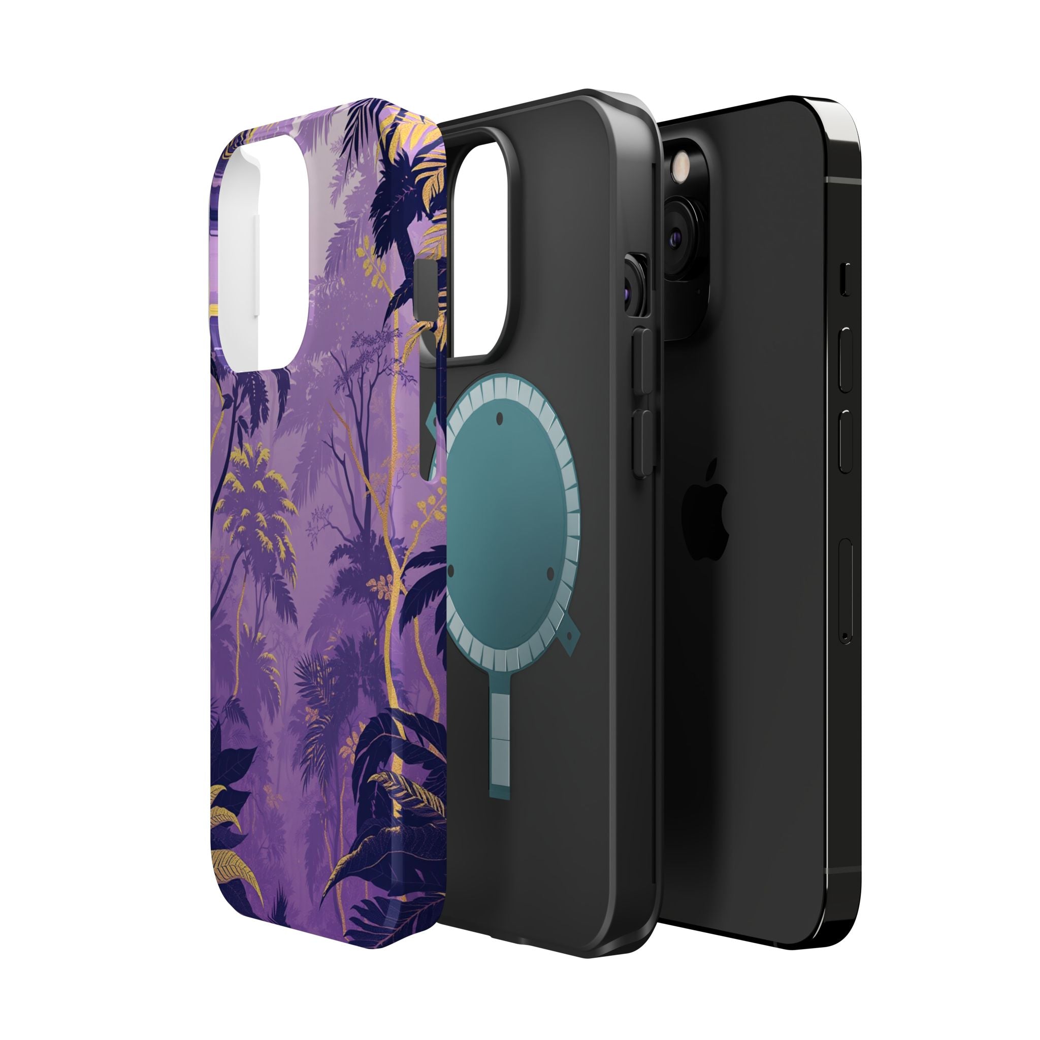 iPhone Lavender And Pearl Rainforest Canopy Soft iPhone 14 Finish · iPhone Case