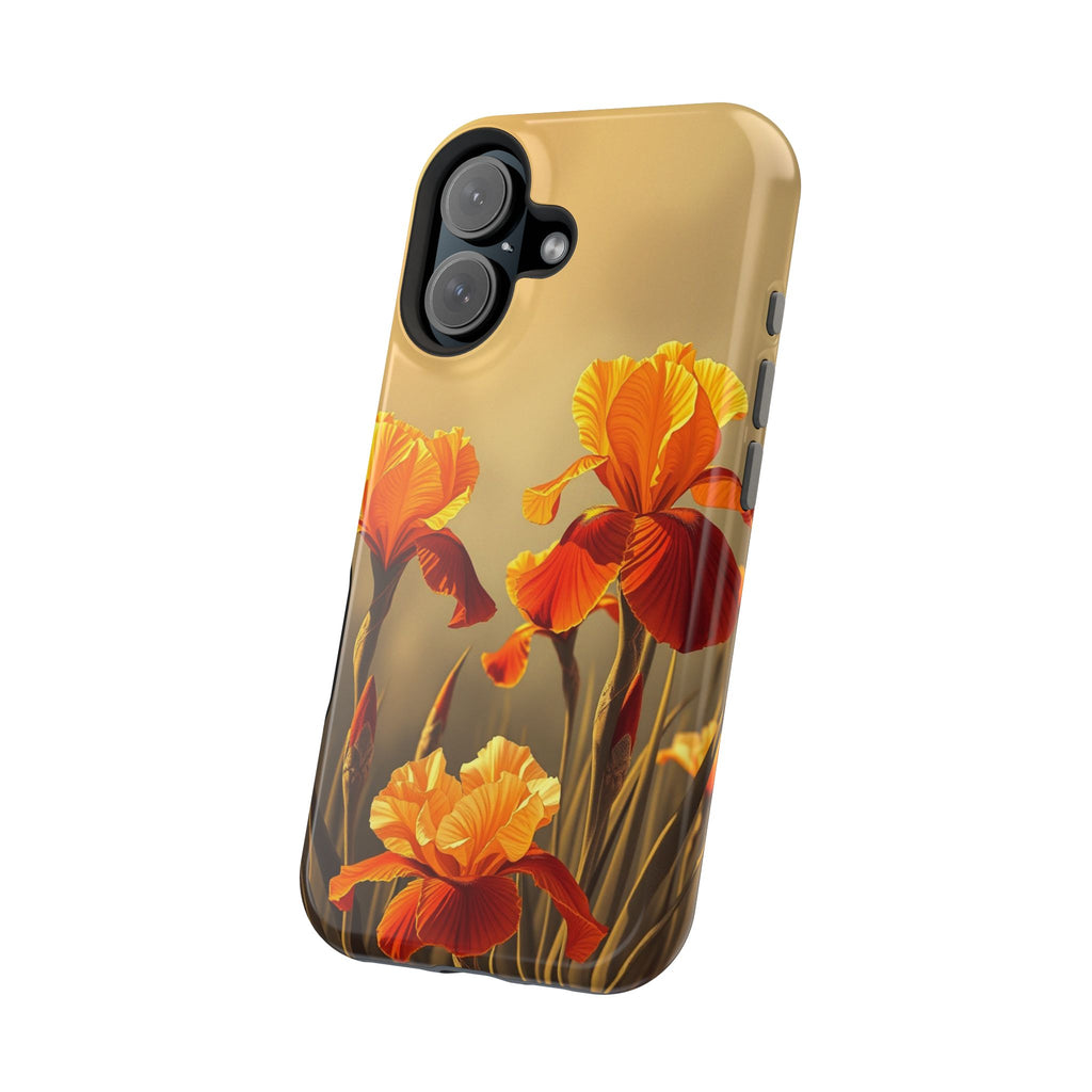 iPhone Iris Garden Gold Foil Luxury Slim Everyday Designer Case · iPhone Case