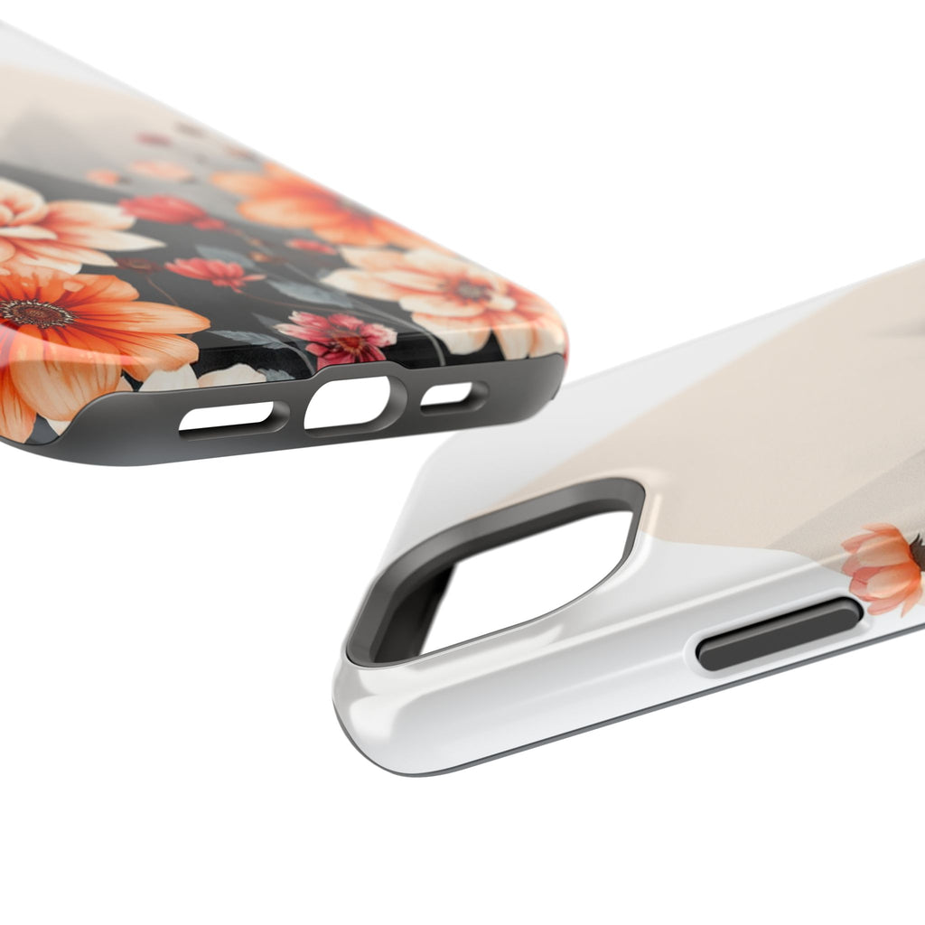 iPhone Floral Geometric Vibrant Design Slim Snap Case · iPhone Case