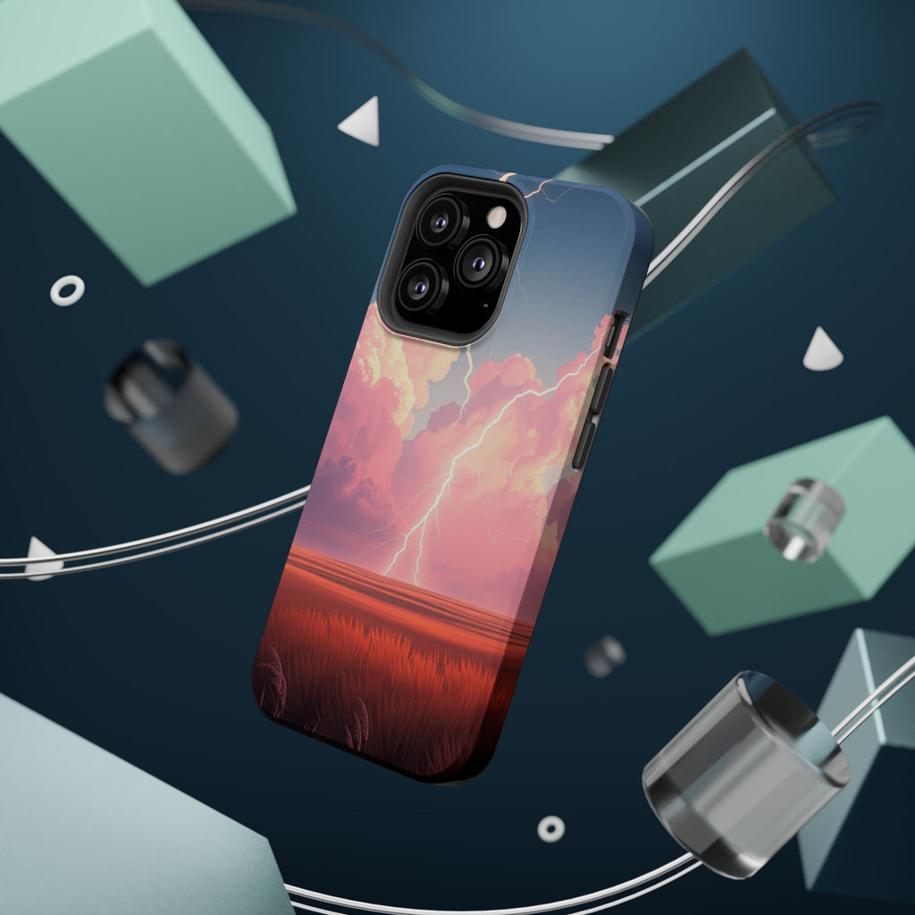 iPhone Prairie Lightning Bold Art Bold Modern Everyday Snap Case · iPhone Case