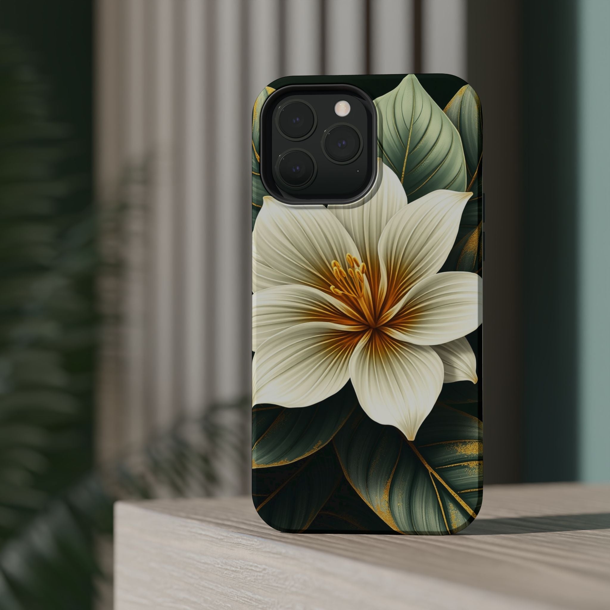 iPhone Radiant Tropical Bloom Design Slim Everyday Designer Case · iPhone Case