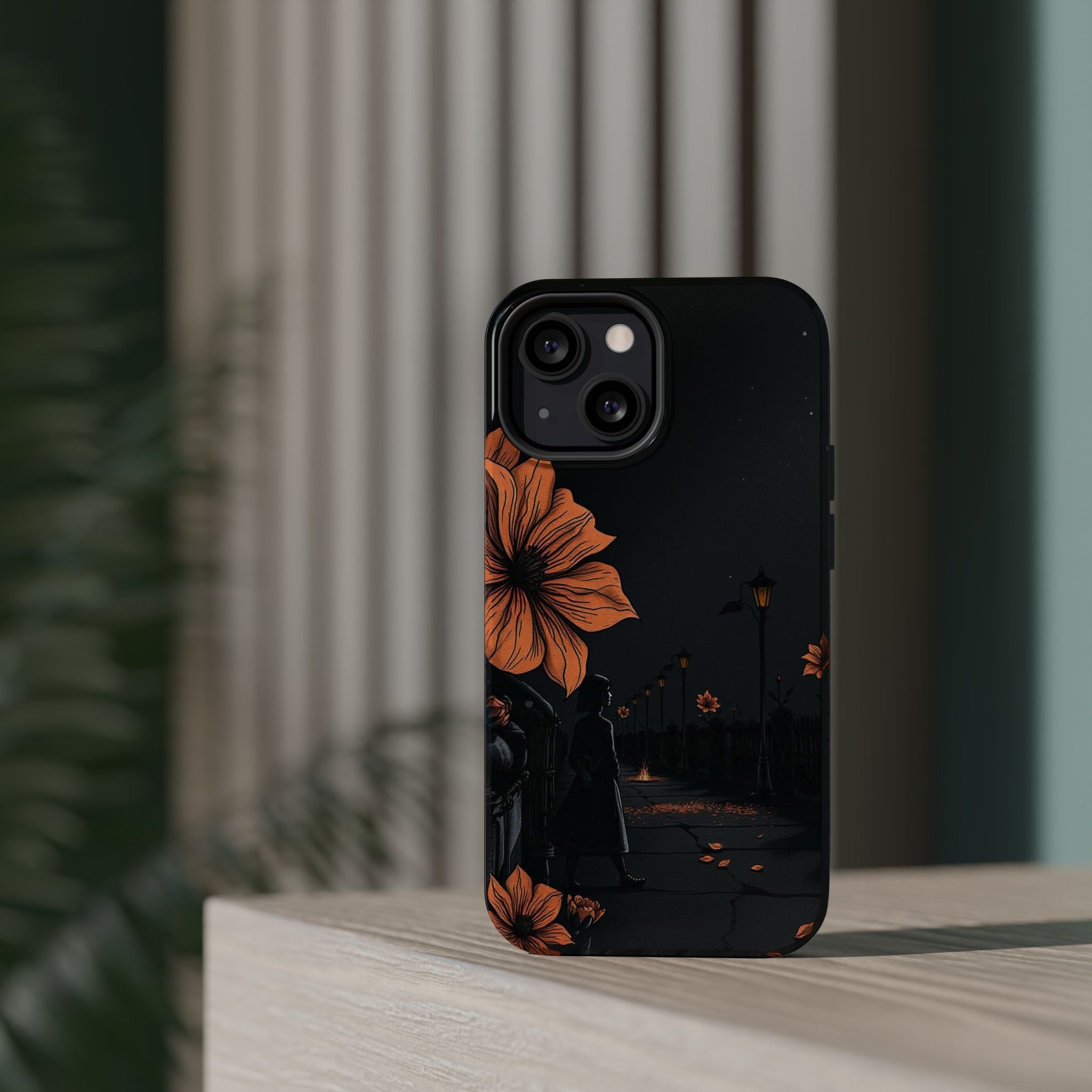 iPhone Night Bloomer Electric Art Bold Modern Everyday Snap Case · iPhone Case