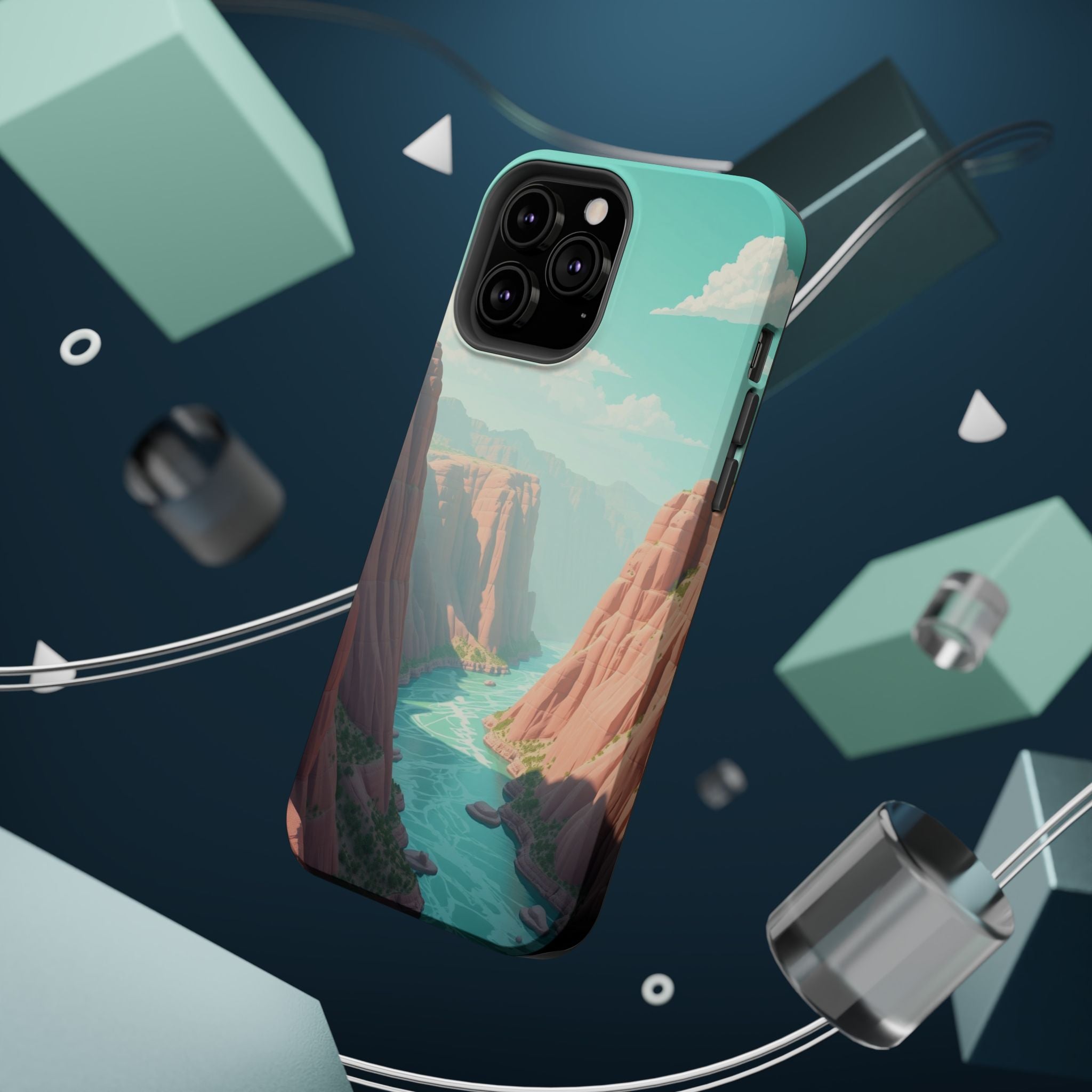 iPhone River Canyon Mystic Art Slim Everyday Designer Case · iPhone Case