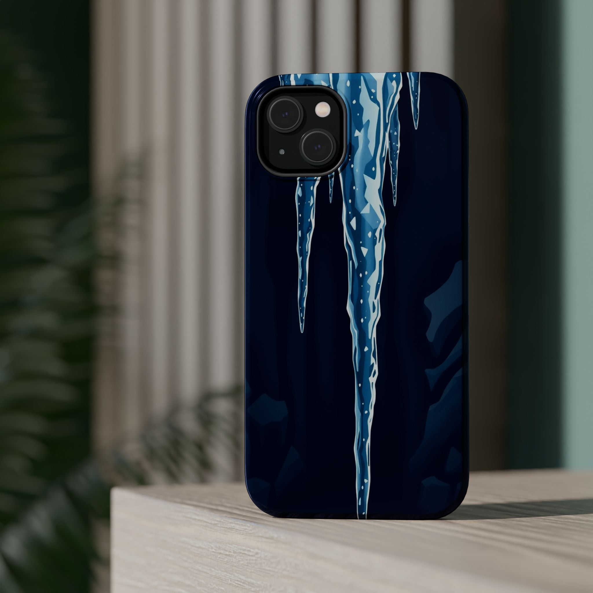 iPhone Vibrant Icicle Formation Design Slim Everyday Designer Case · iPhone Case