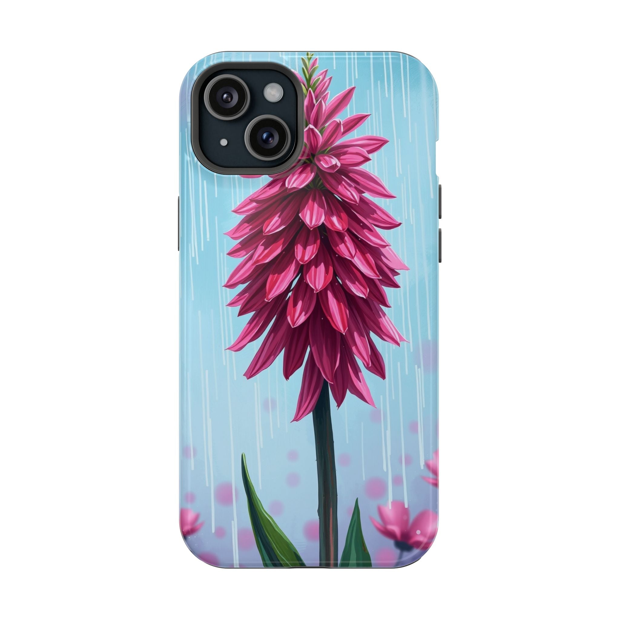 iPhone Cyan And Magenta Spring Shower Bloom Slim iPhone Everyday · iPhone Case