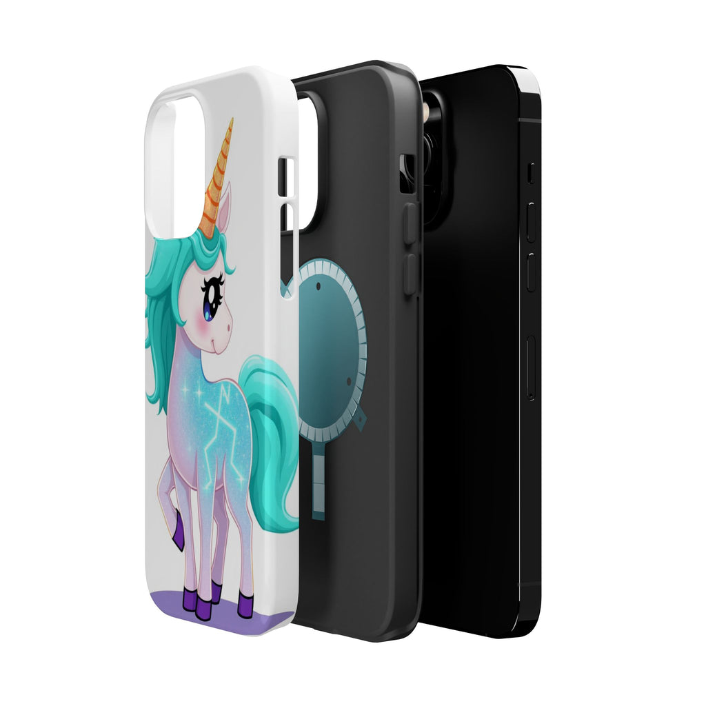 iPhone Turquoise Sparkle Unicorn Kids Fun iPhone Phone Case Gift · iPhone Case
