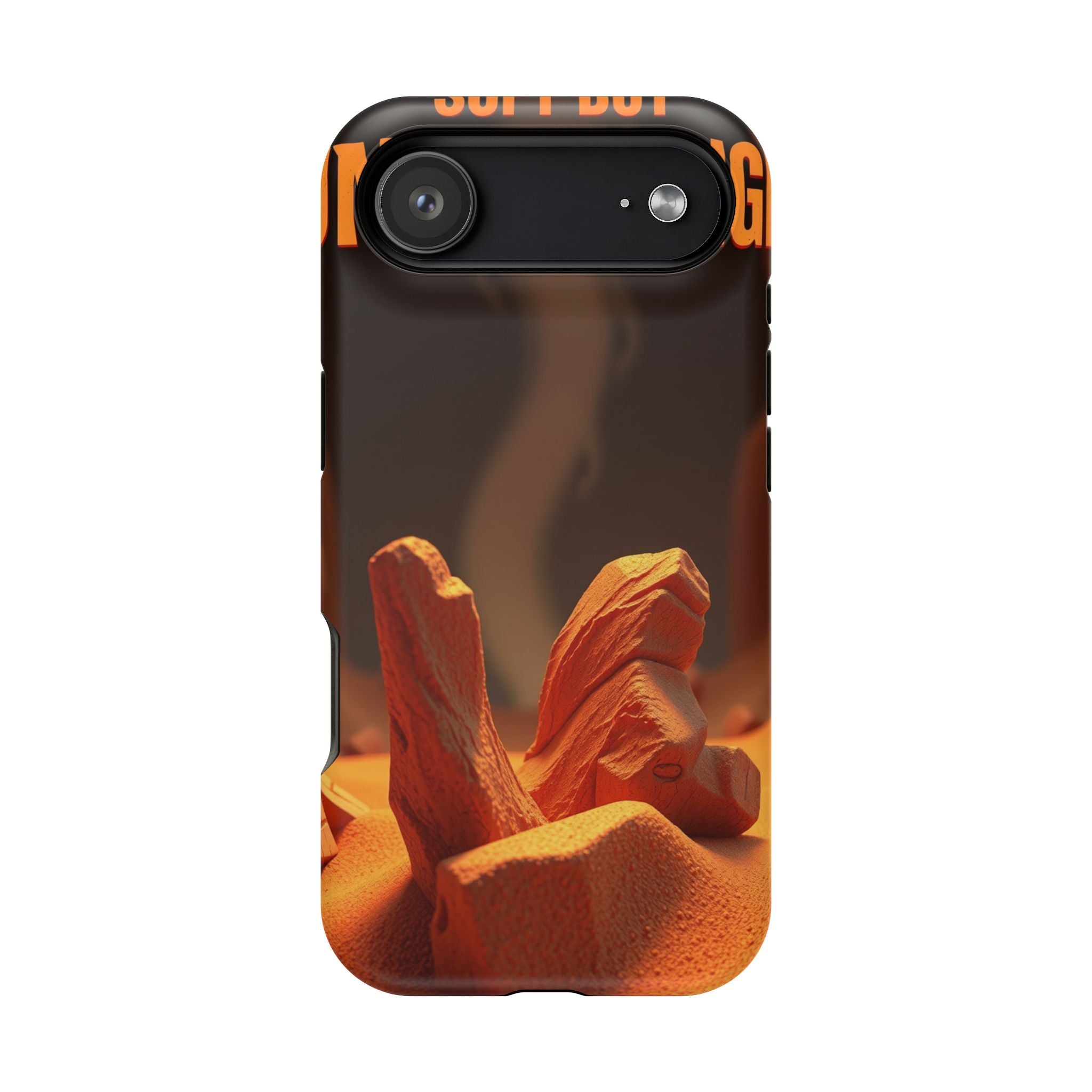 iPhone Earthy Soft but Unhinged Design Slim Everyday Designer Case · iPhone Case