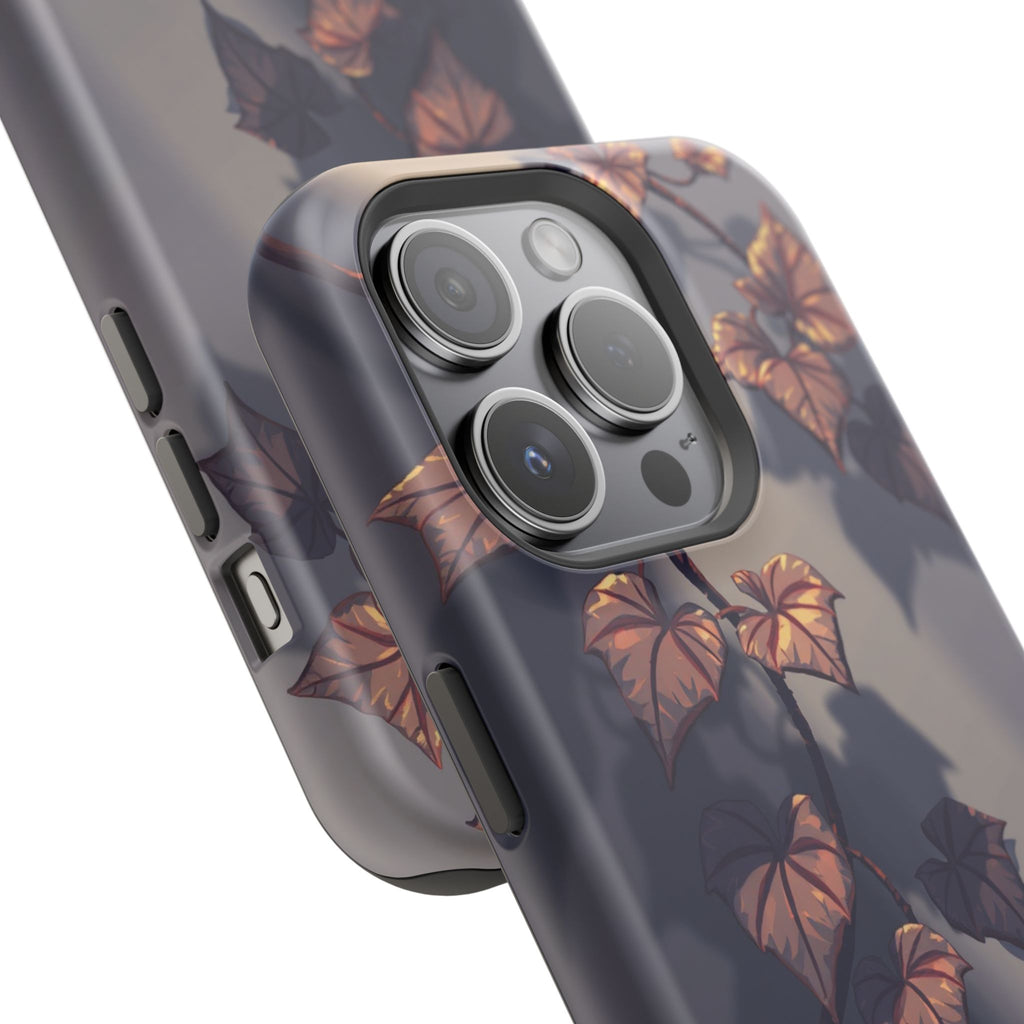 iPhone Charcoal And Copper Art Nouveau Vine Soft iPhone 13 Finish · iPhone Case