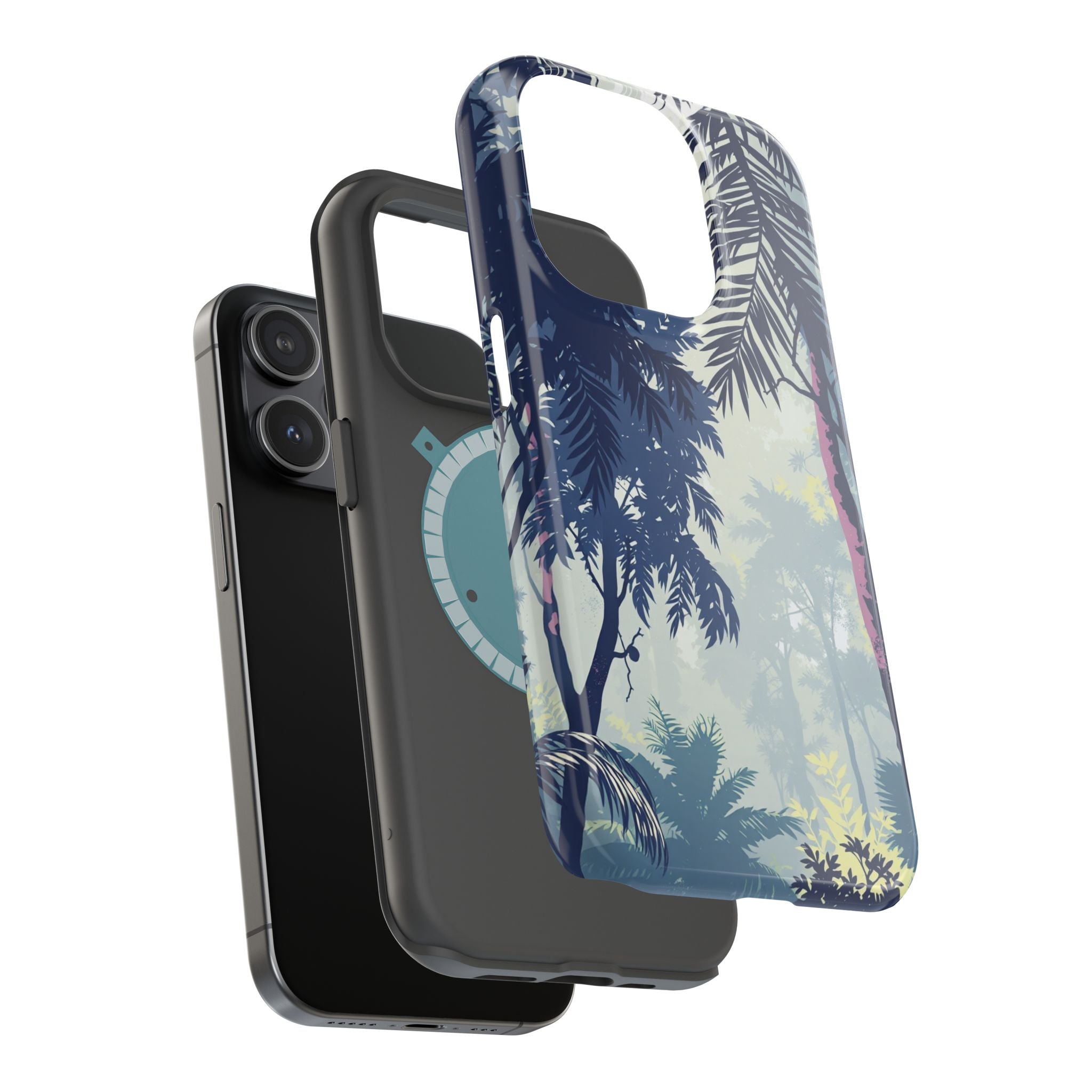 iPhone Rainforest Canopy Grunge Distressed Slim iPhone Everyday · iPhone Case