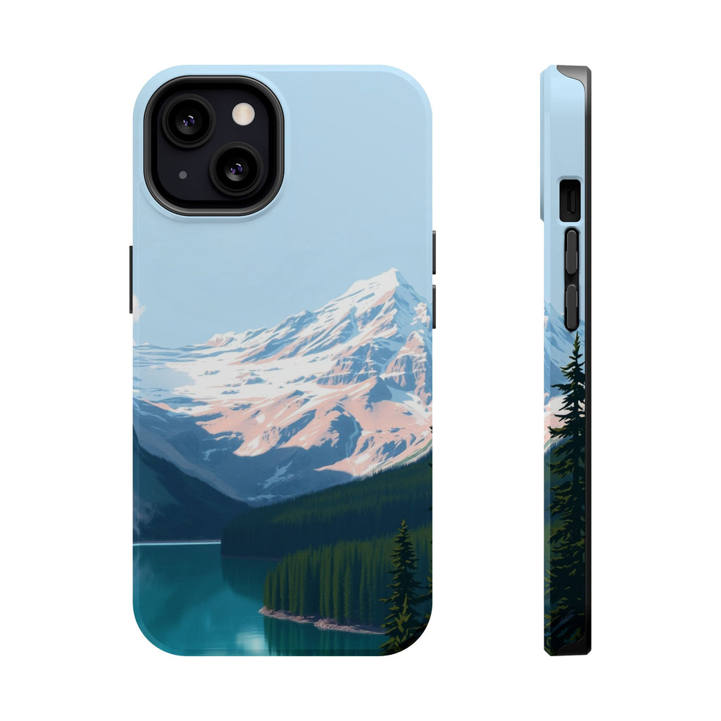 iPhone Serene Glacier Lake Design Bold Modern Everyday Snap Case · iPhone Case