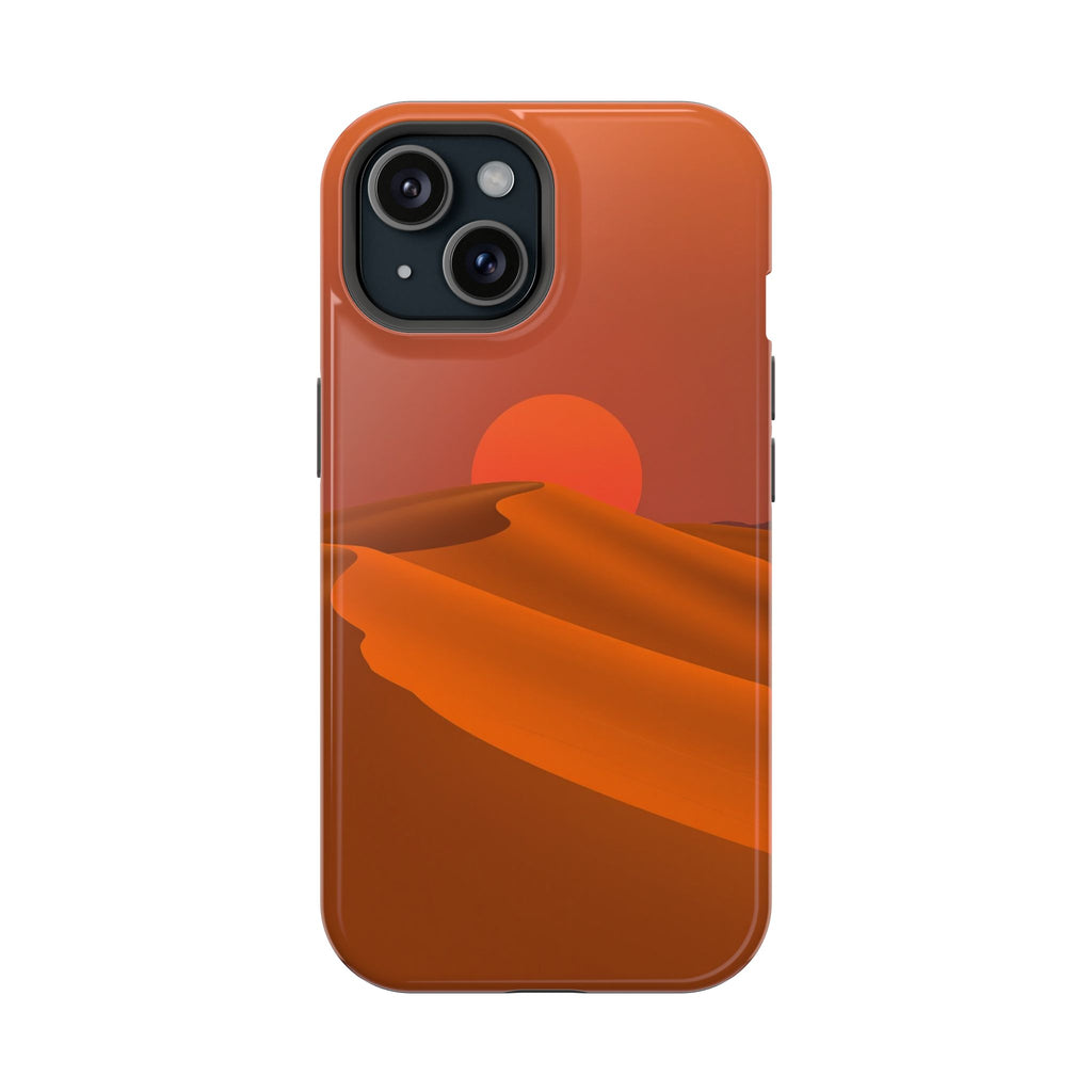 iPhone Serene Sand Dunes at Dusk Design Slim Everyday iPhone 15 · iPhone Case