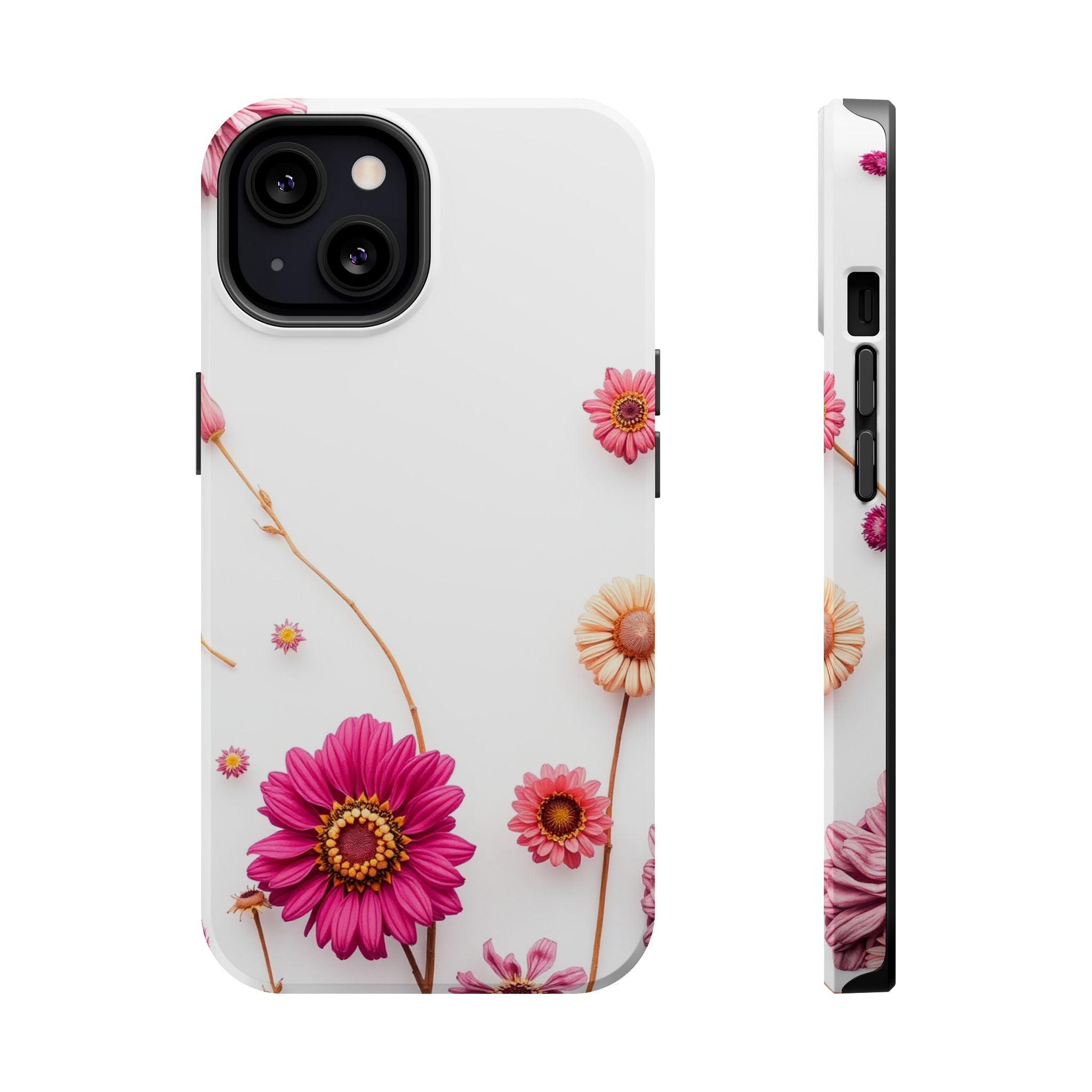 iPhone Earthy Dried Flower Flat Lay Design Slim iPhone Everyday · iPhone Case