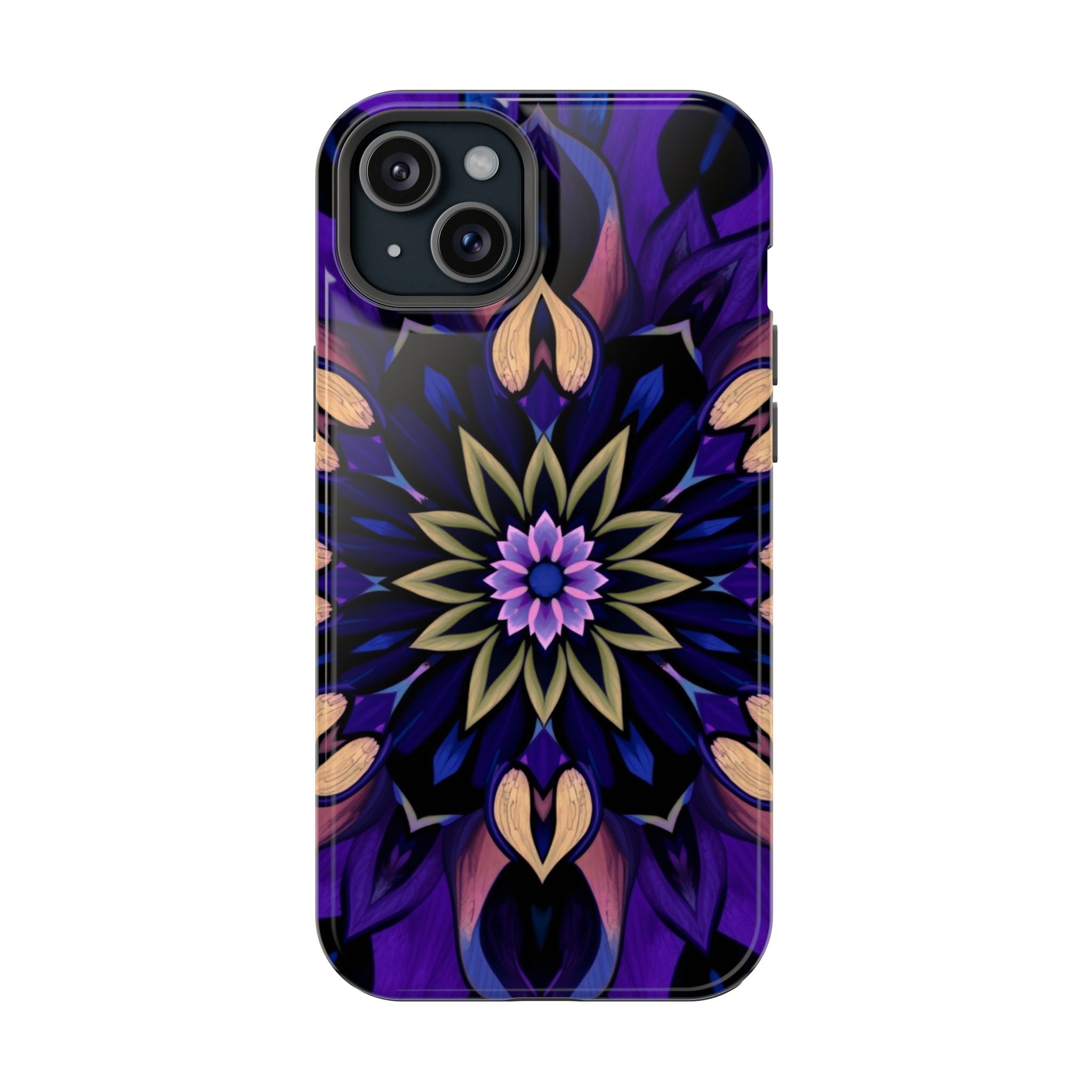 iPhone Floral Mandala Mystic Art Bold Modern Everyday Snap Case · iPhone Case