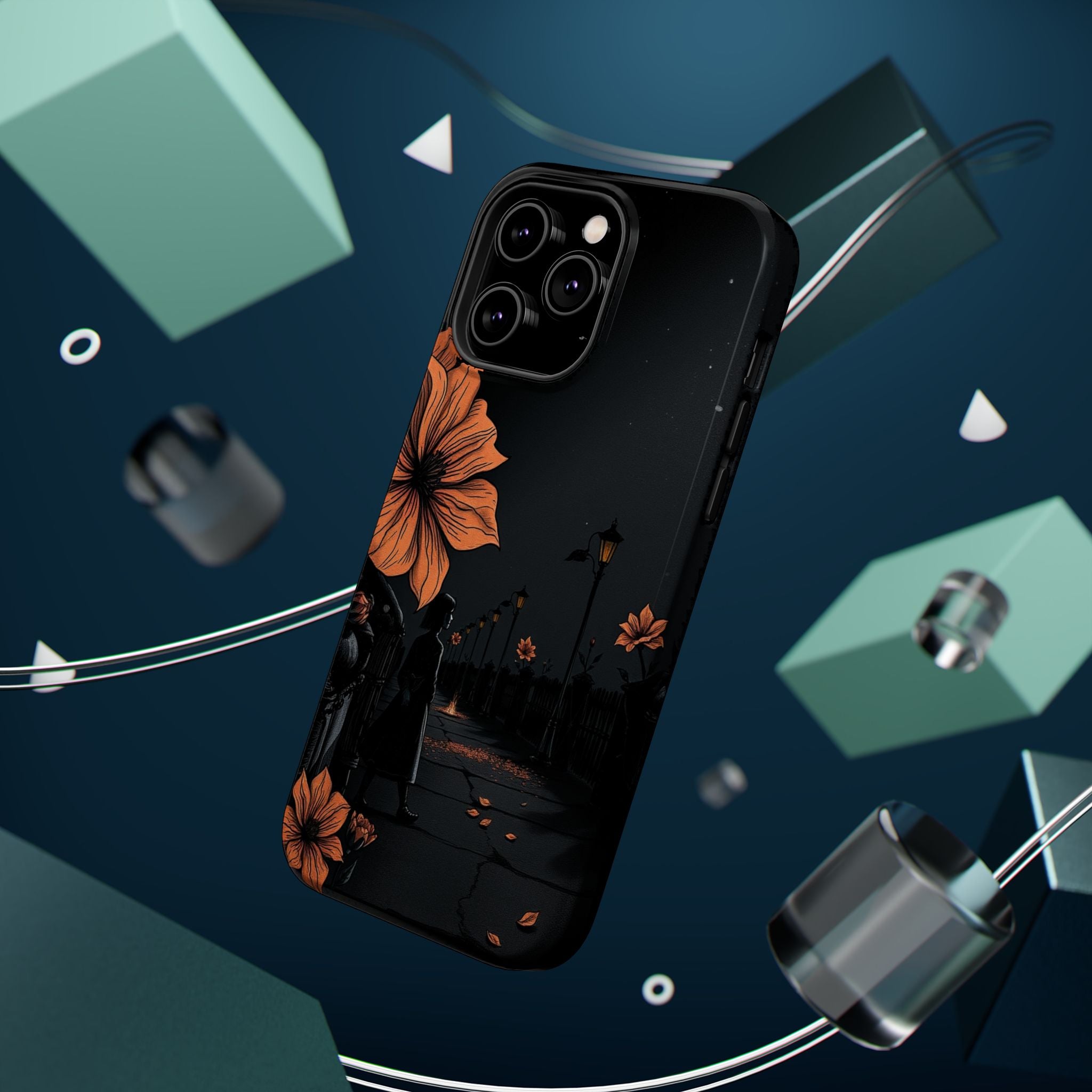 iPhone Night Bloomer Electric Art Bold Modern Everyday Snap Case · iPhone Case