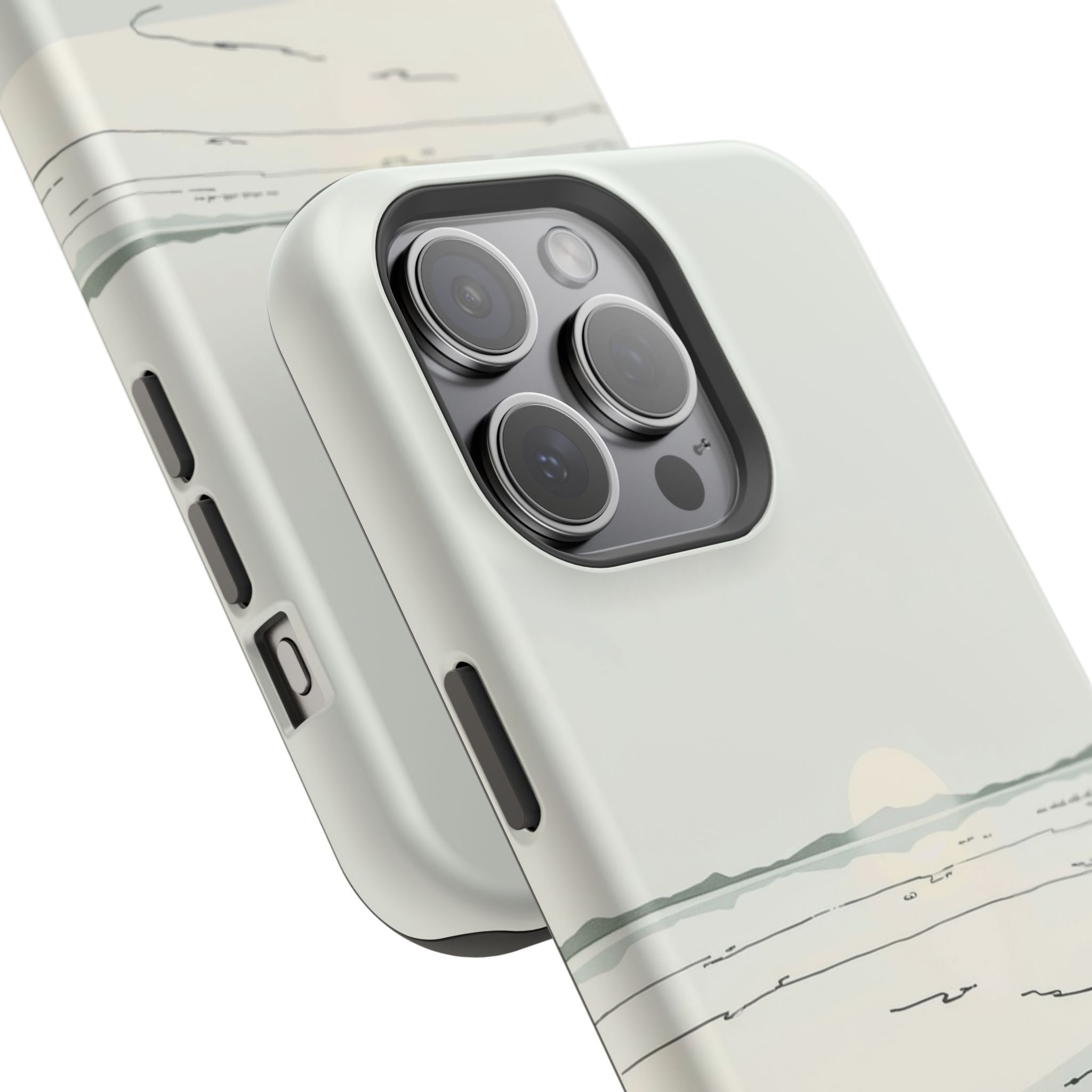 iPhone Dreamy Salt Flat Mirror Design Slim Everyday Designer Case · iPhone Case