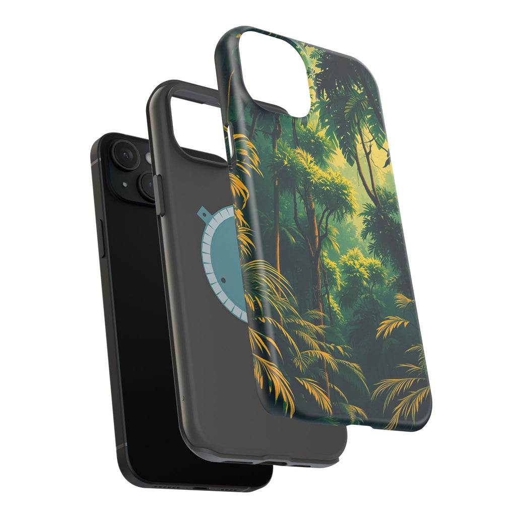 iPhone Rainforest Canopy Vintage Retro Poster Slim iPhone Everyday · iPhone Case