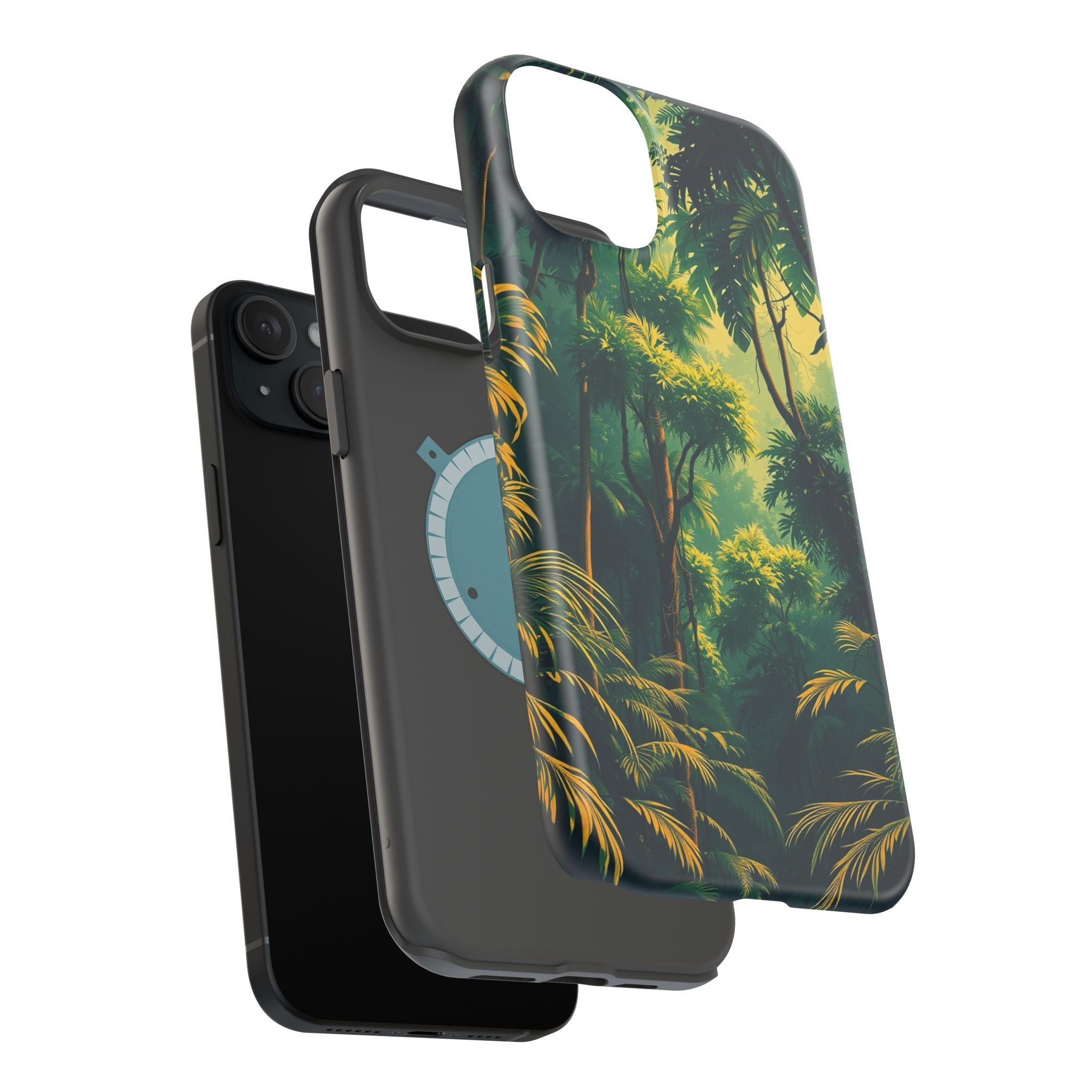 iPhone Rainforest Canopy Vintage Retro Poster Slim iPhone Everyday · iPhone Case