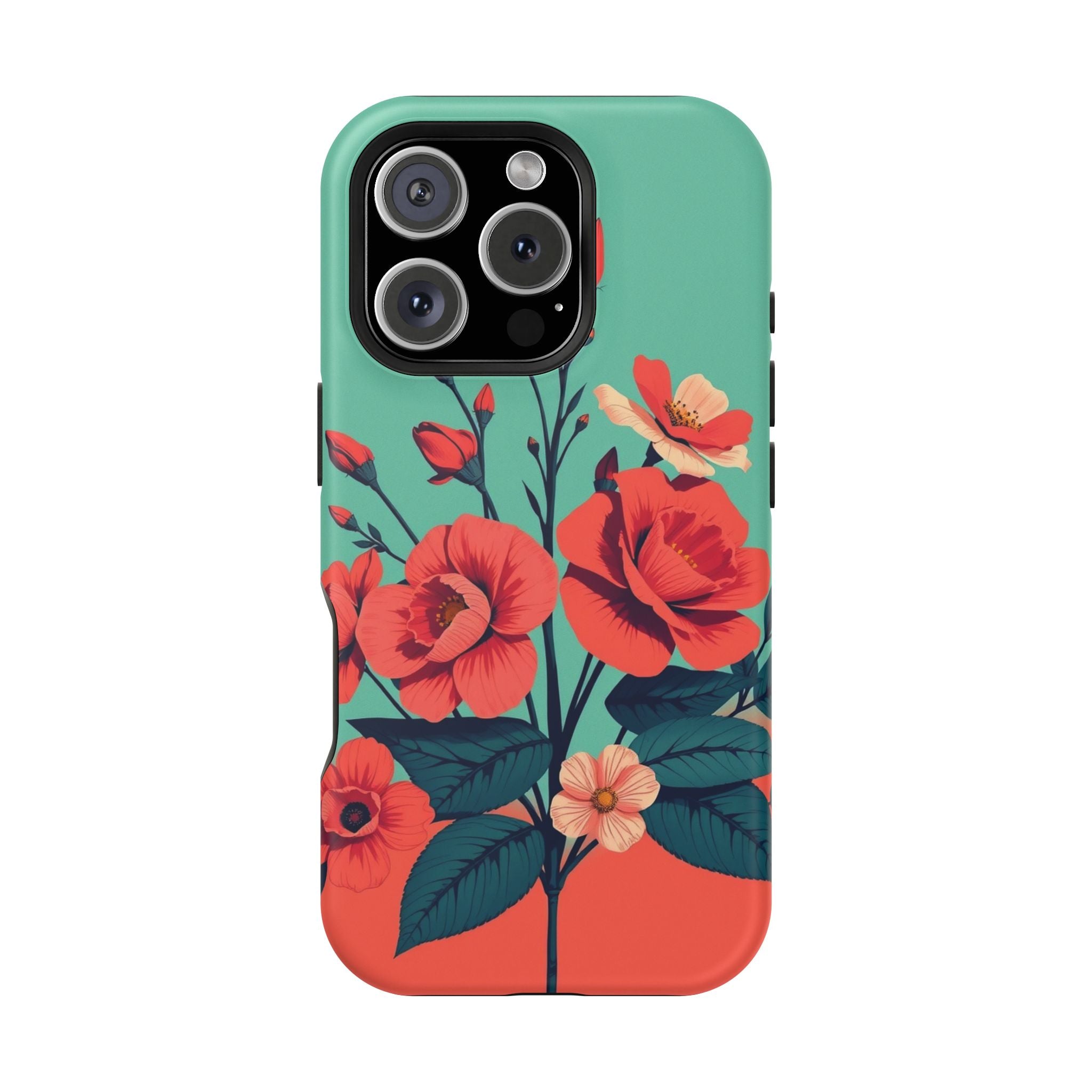 iPhone Pin-up Floral Cinematic Art Bold Modern Everyday Snap Case · iPhone Case
