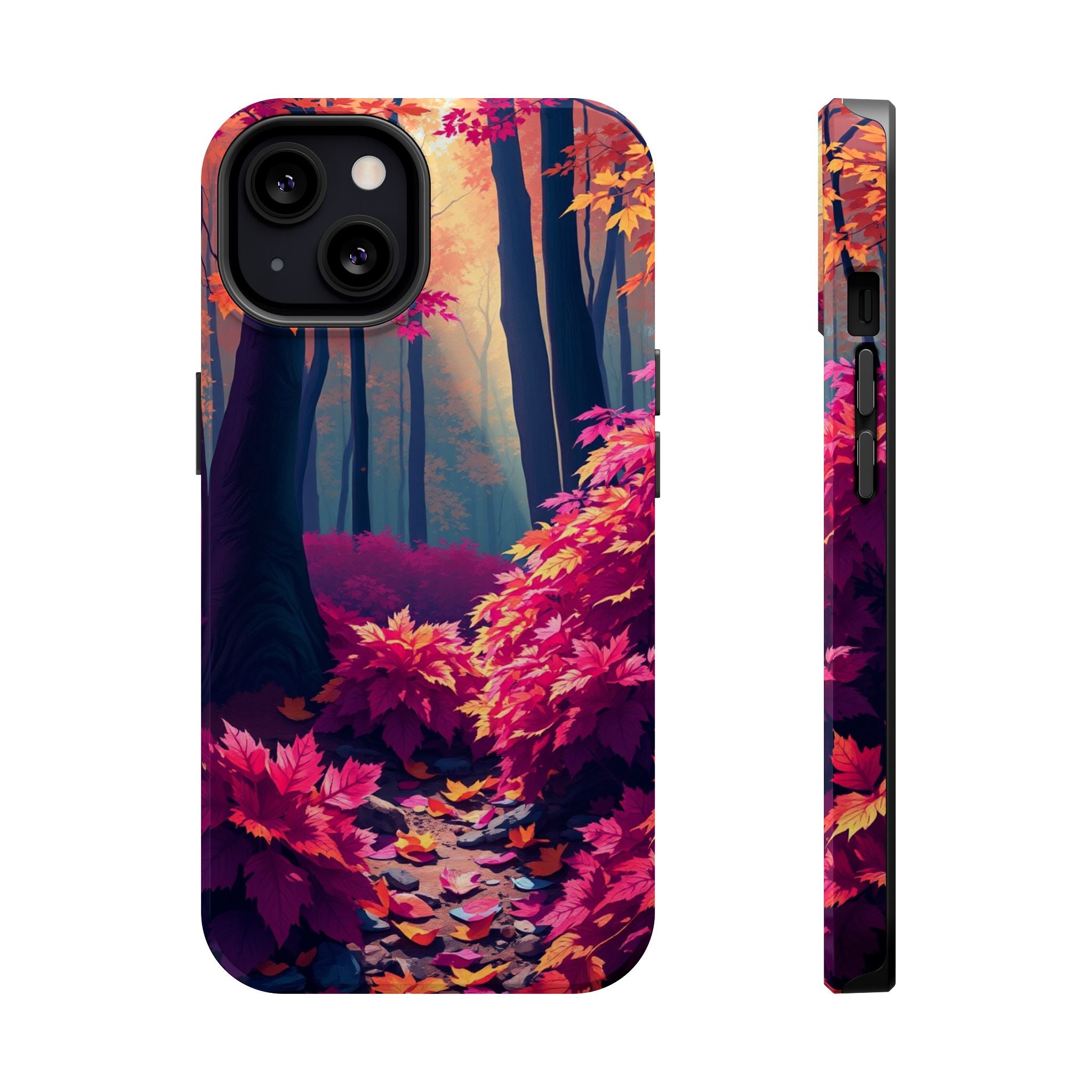iPhone Earthy Autumn Forest Floor Design Slim Everyday iPhone Designer · iPhone