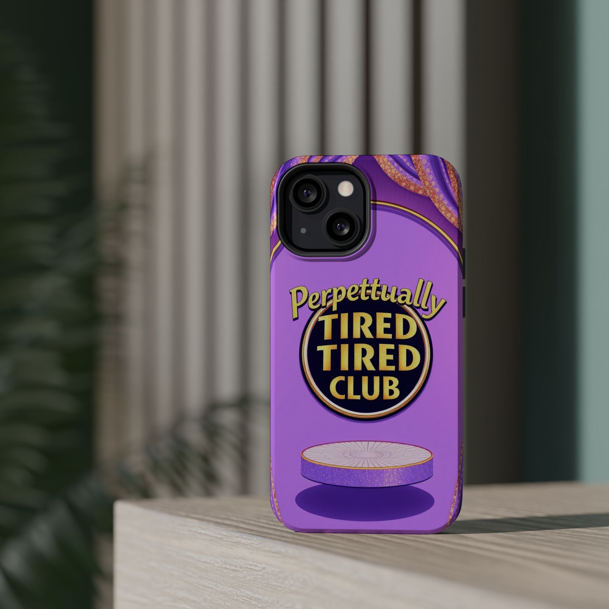 iPhone Perpetually Tired Club Bold Art Slim Everyday Designer Case · iPhone Case