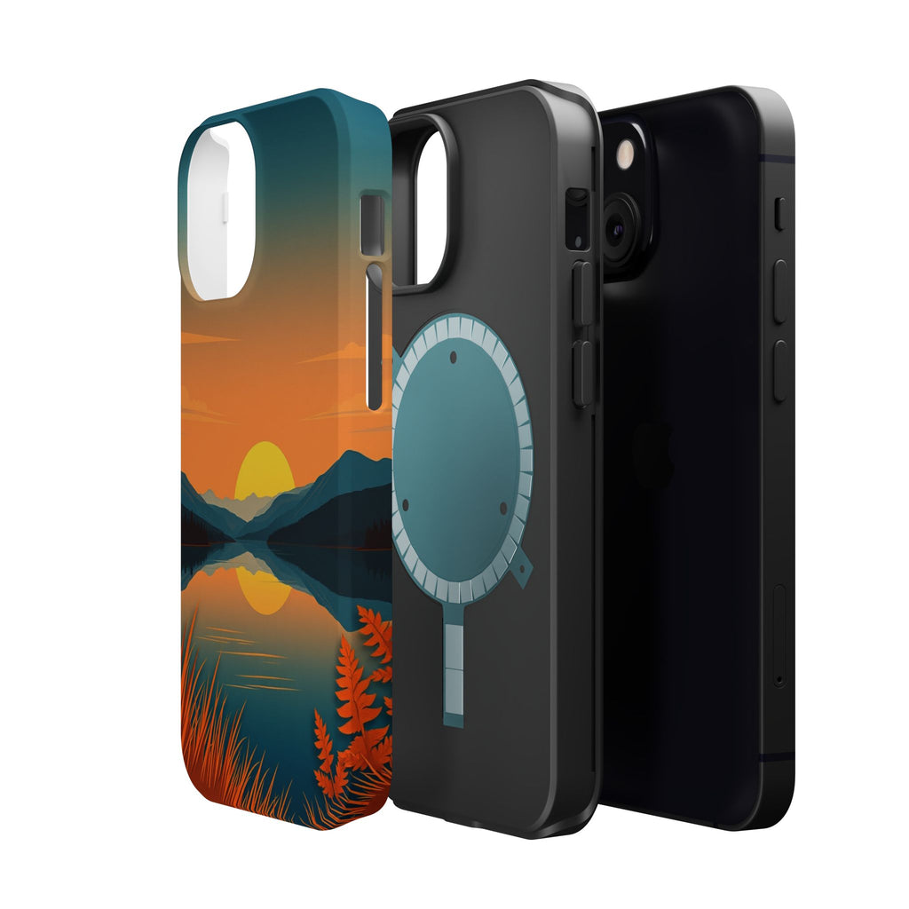 iPhone Lake at Twilight Cinematic Art Slim Everyday Designer Case · iPhone Case