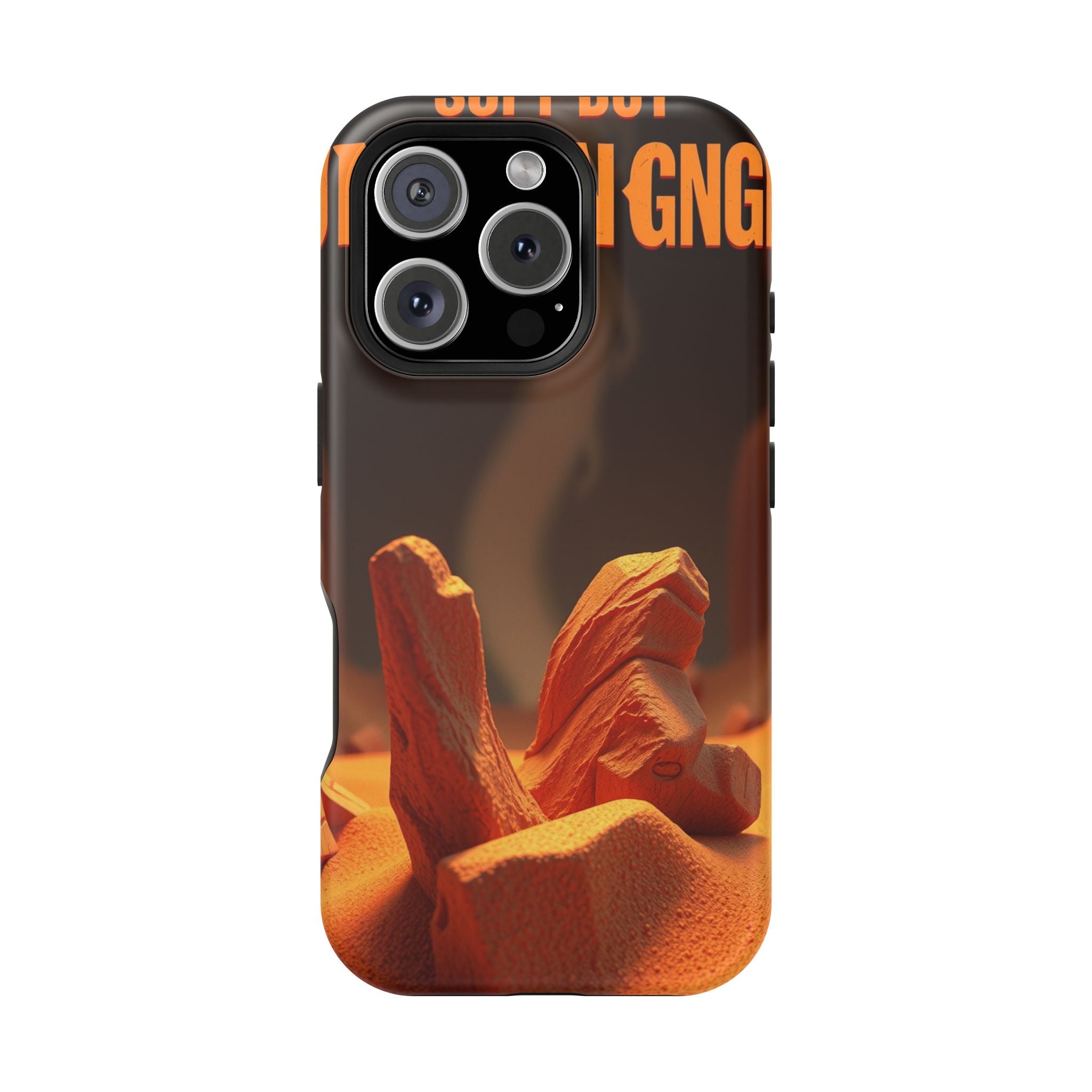 iPhone Earthy Soft but Unhinged Design Slim Everyday Designer Case · iPhone Case