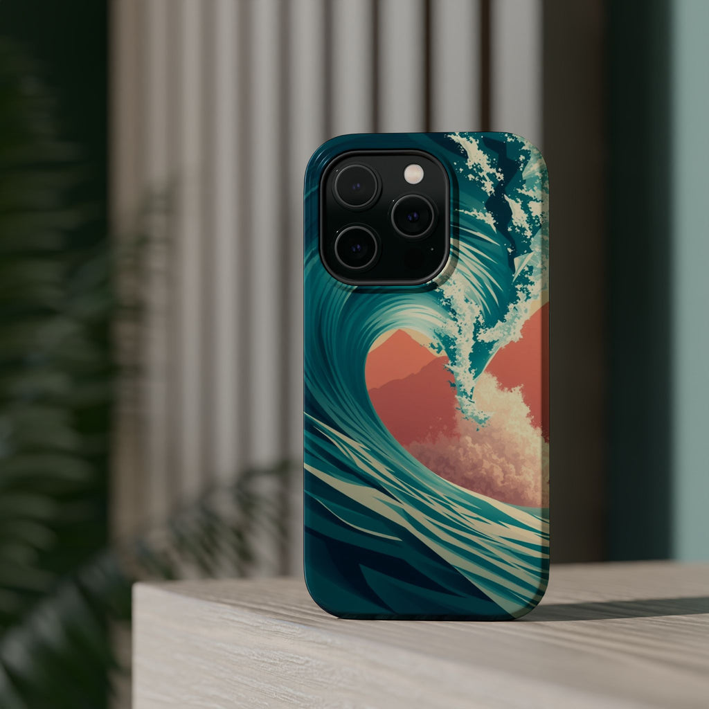 iPhone Ocean Wave Crash Cinematic Art Slim Everyday Designer Case · iPhone Case