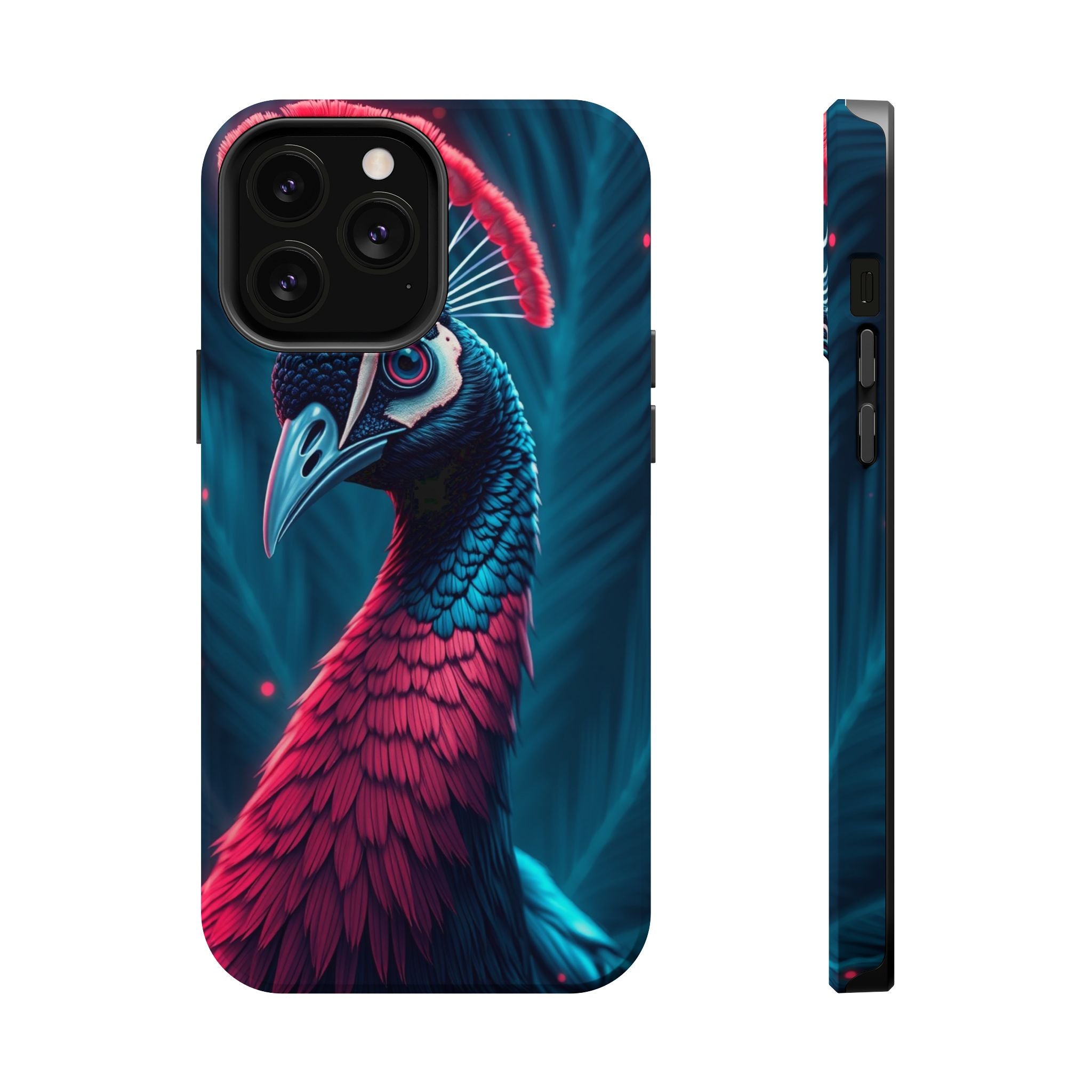 iPhone Nouveau Peacock Electric Art Slim Everyday Designer Case · iPhone Case