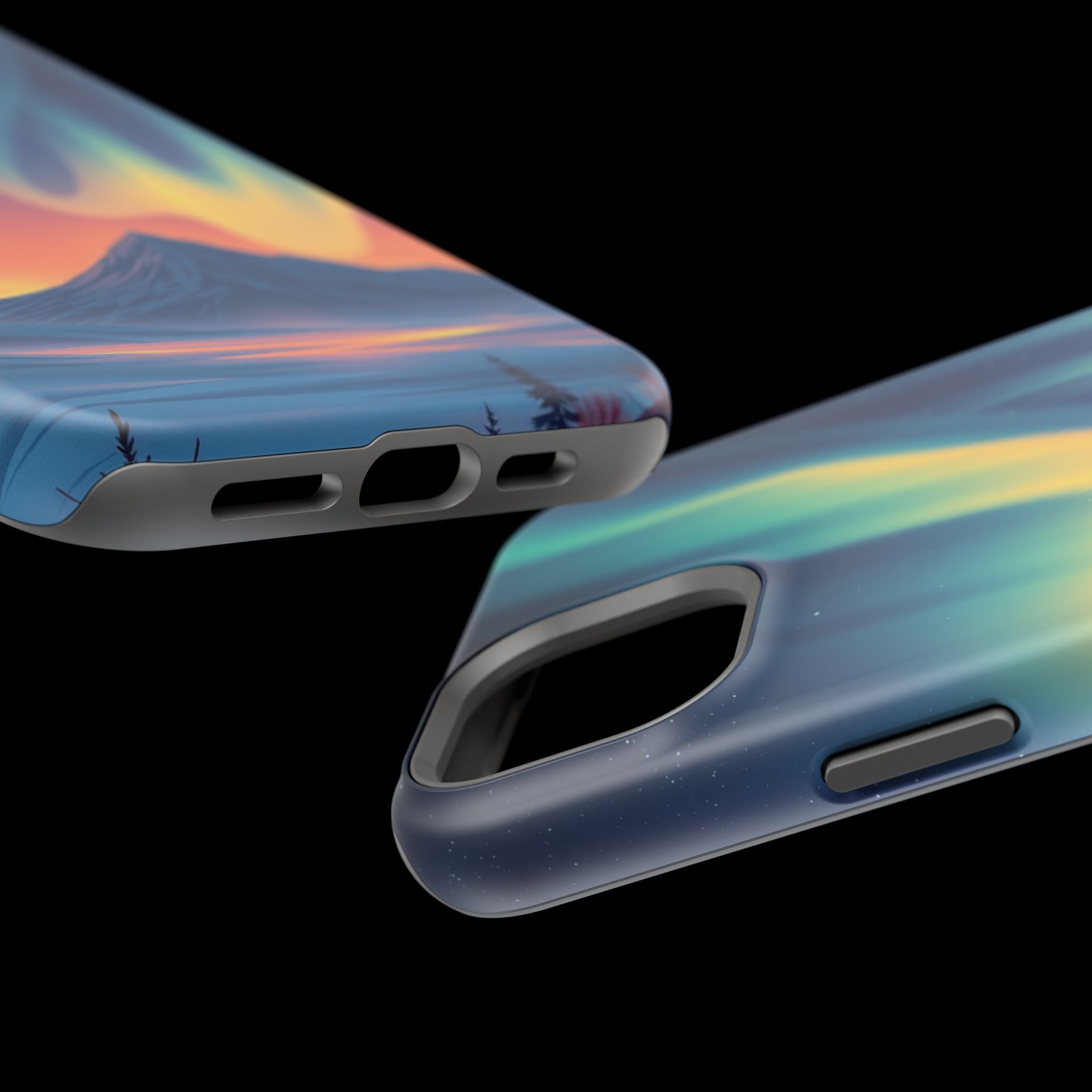 iPhone Northern Lights Dreamy Ethereal Slim Everyday Designer Case · iPhone Case