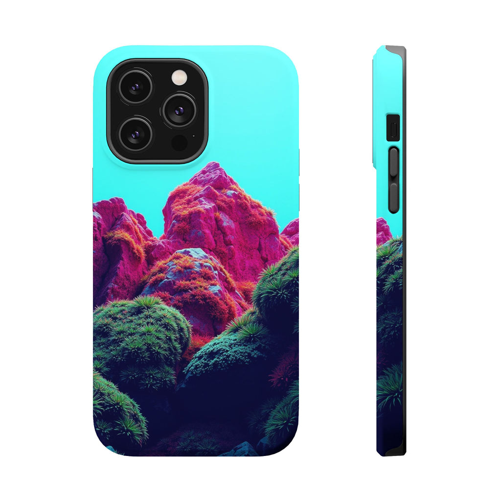 iPhone Moss Covered Rocks Paper Cut Art Slim Everyday iPhone Designer · iPhone C