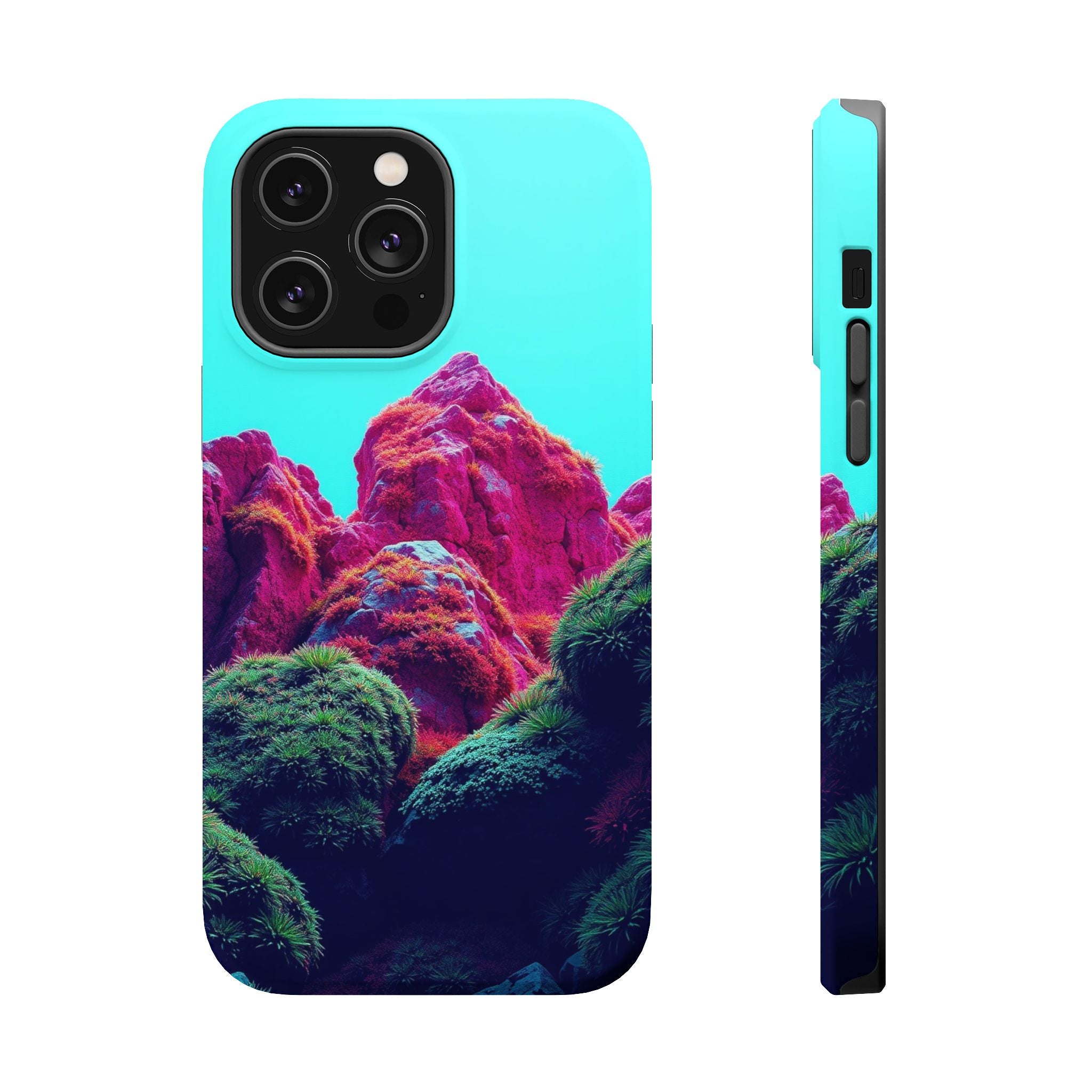 iPhone Moss Covered Rocks Paper Cut Art Slim Everyday iPhone Designer · iPhone C