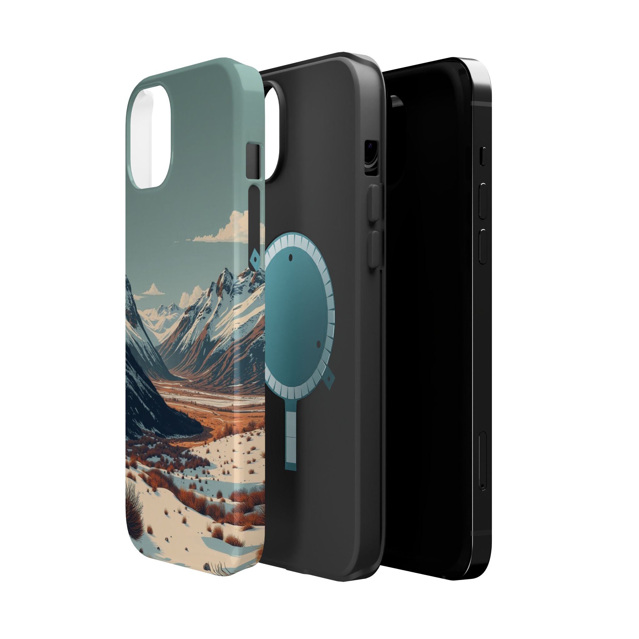 iPhone Serene Tundra Expanse Design Slim Everyday Designer Case · iPhone Case