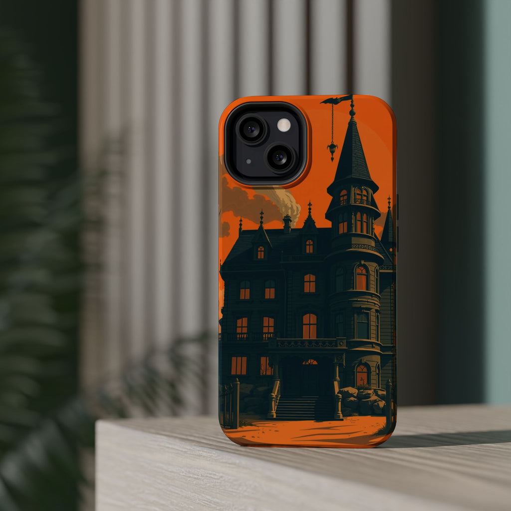 iPhone Vibrant Haunted Mansion Design Slim Everyday Designer Case · iPhone Case