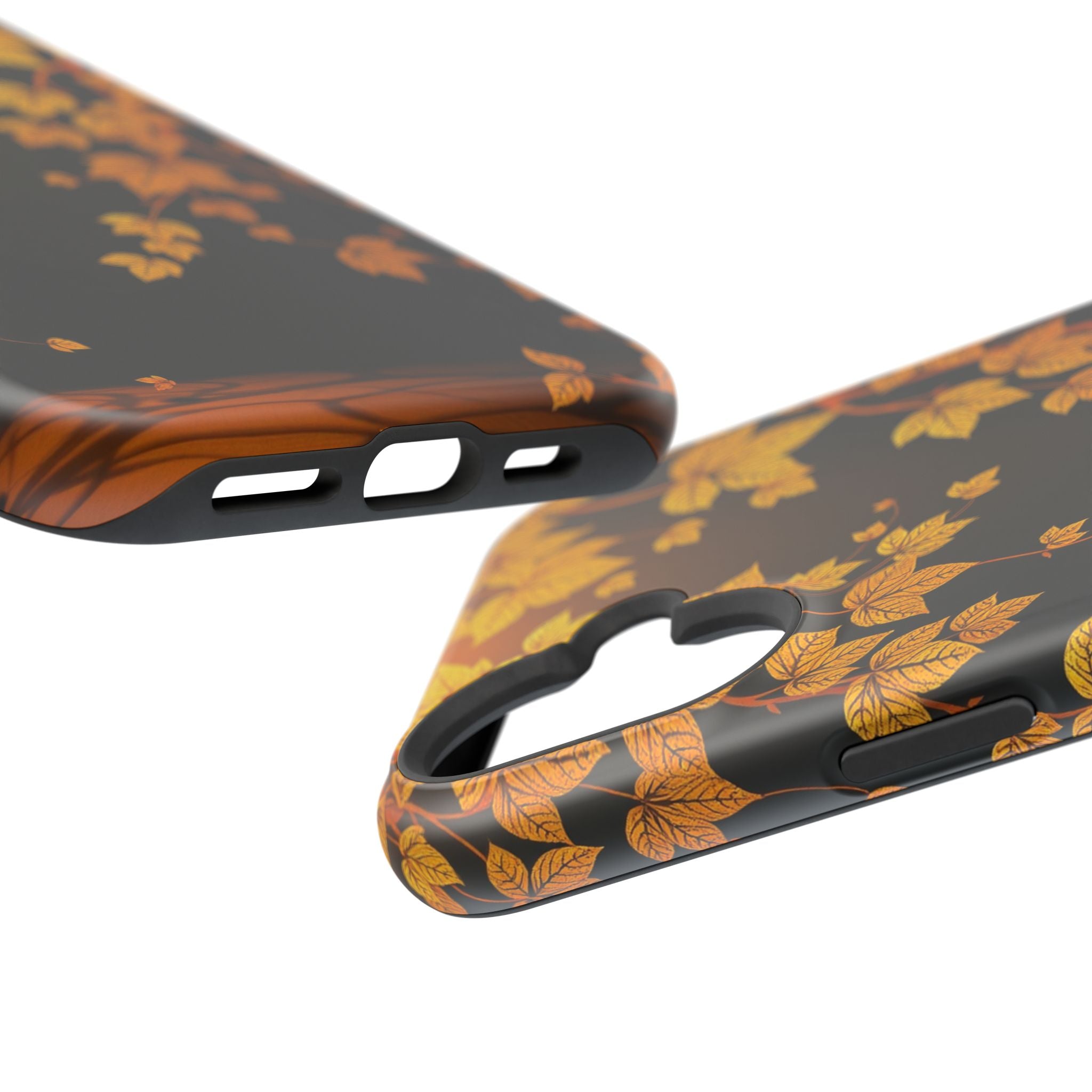 iPhone Mustard And Rust Art Nouveau Vine Slim Everyday iPhone 14 · iPhone Case