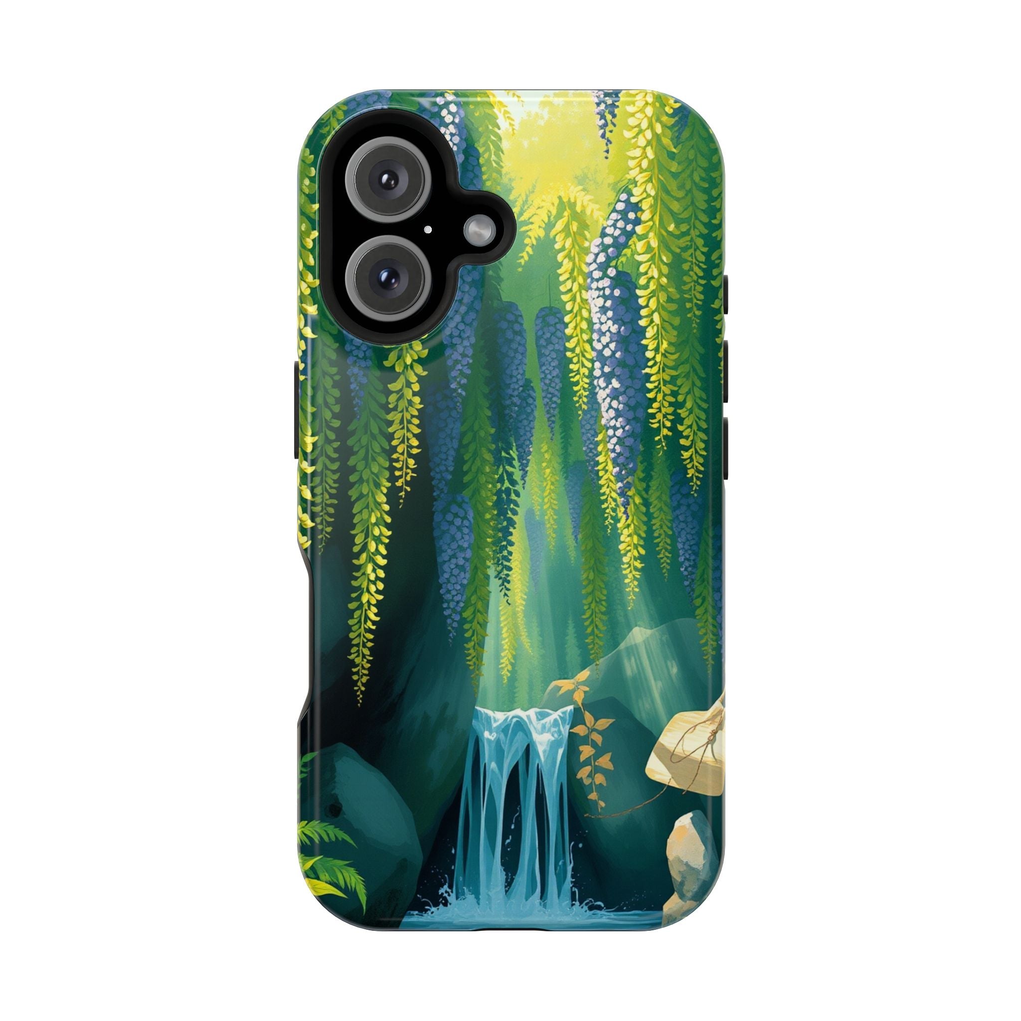 iPhone Wisteria Cascade Mystic Art Bold Modern Everyday Snap Case · iPhone Case