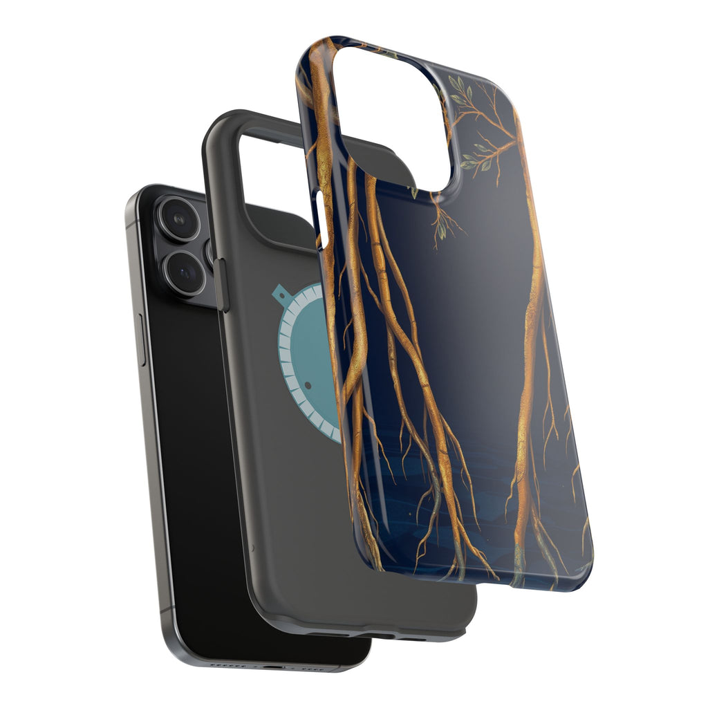 iPhone Mangrove Roots Electric Art Bold Modern Everyday Snap Case · iPhone Case