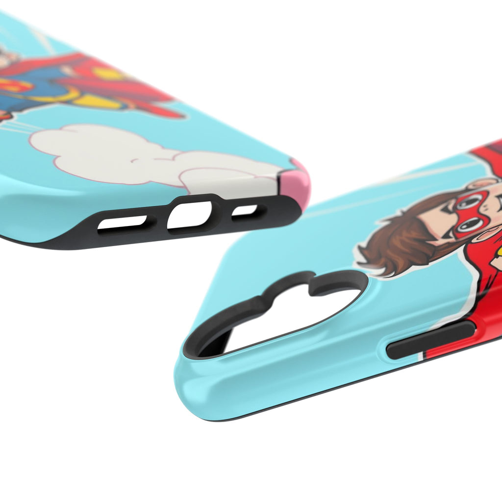 iPhone Kid Superhero Flying Kids Fun iPhone Phone Case Gift Slim · iPhone Case