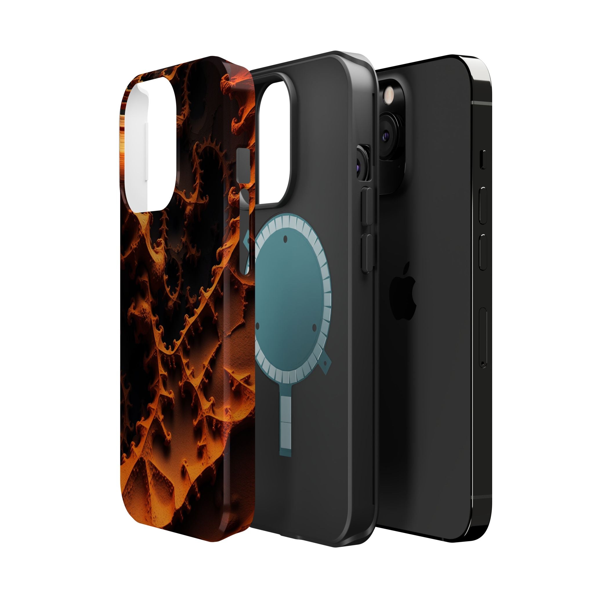 iPhone Radiant Fractal Zoom Design Bold Modern Everyday Snap Case · iPhone Case
