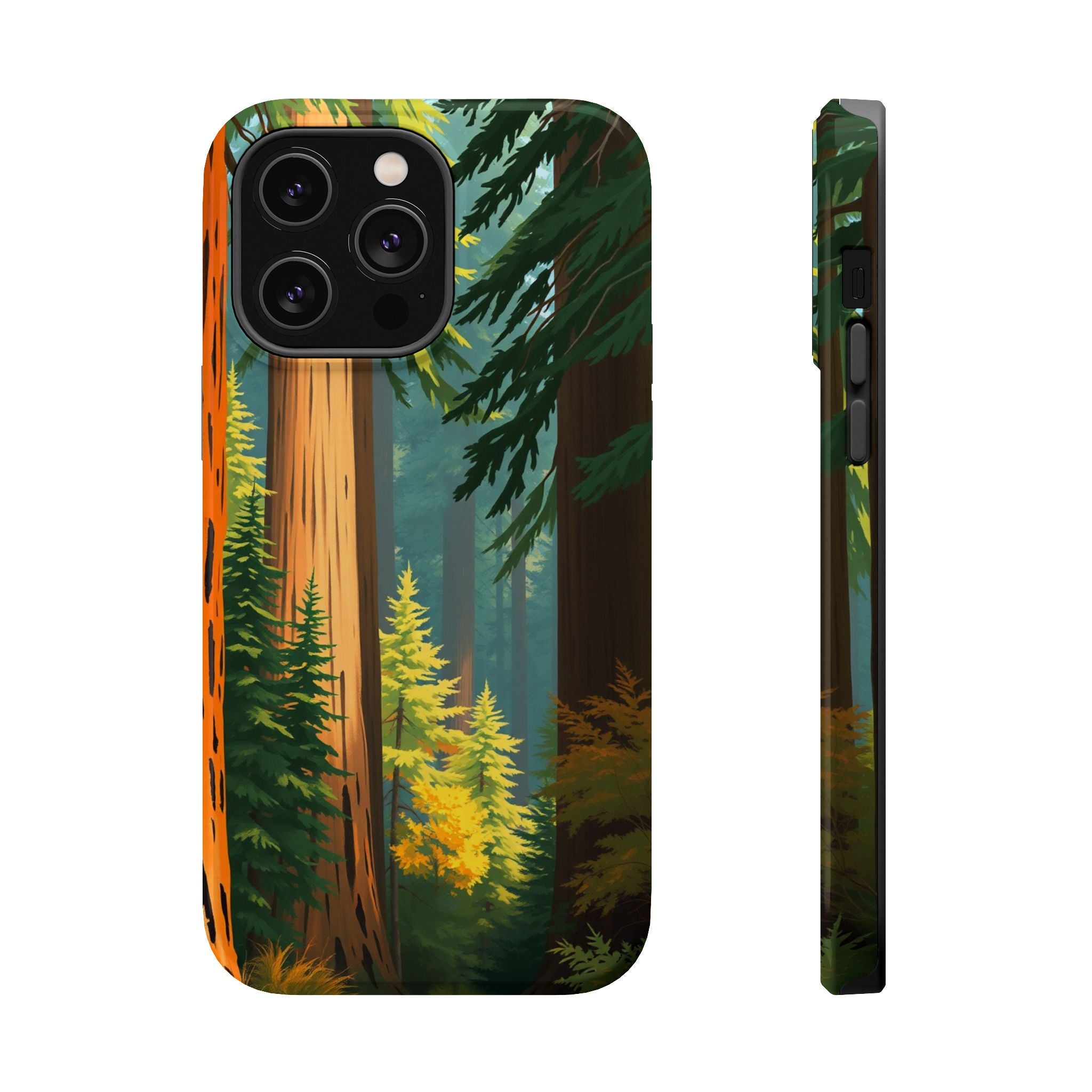 iPhone Redwood Forest Oil Painting Impressionist Clean iPhone Minimal · iPhone C