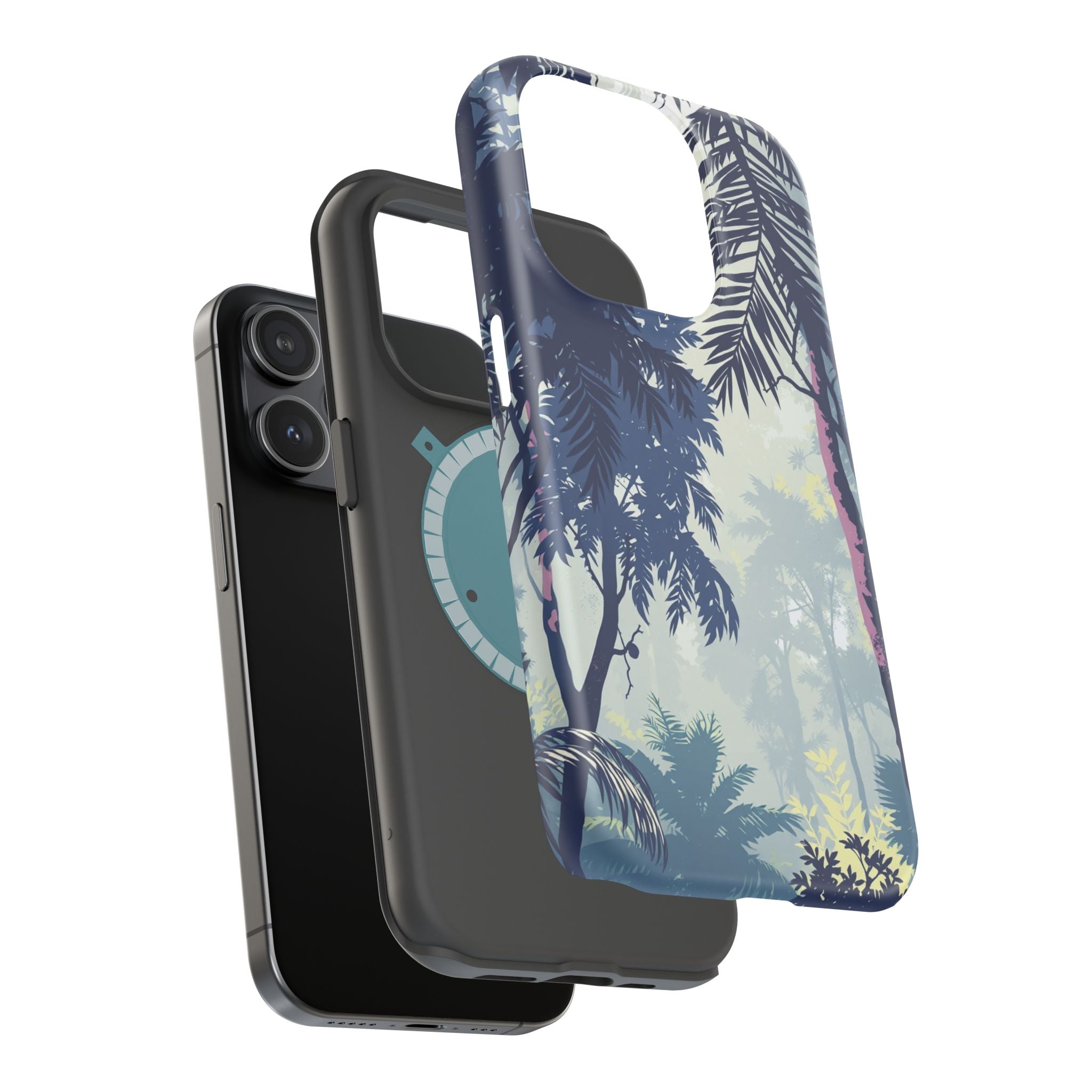 iPhone Rainforest Canopy Grunge Distressed Slim iPhone Everyday · iPhone Case