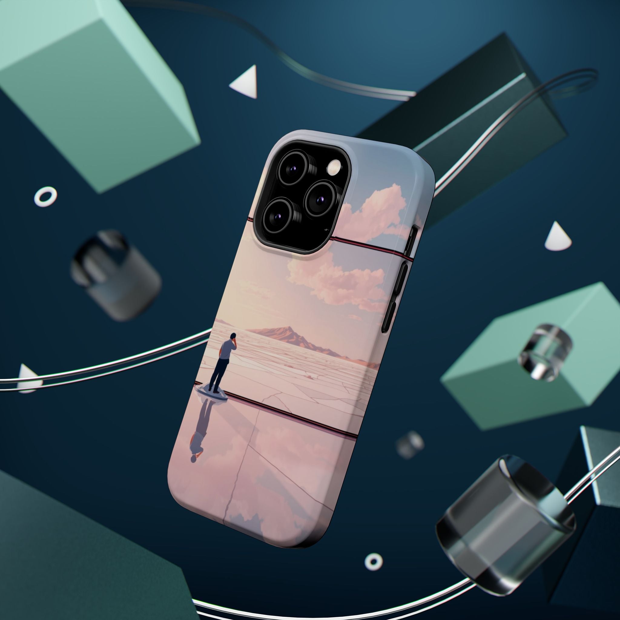iPhone Salt Flat Mirror Stained Glass Slim Everyday Designer Case · iPhone Case